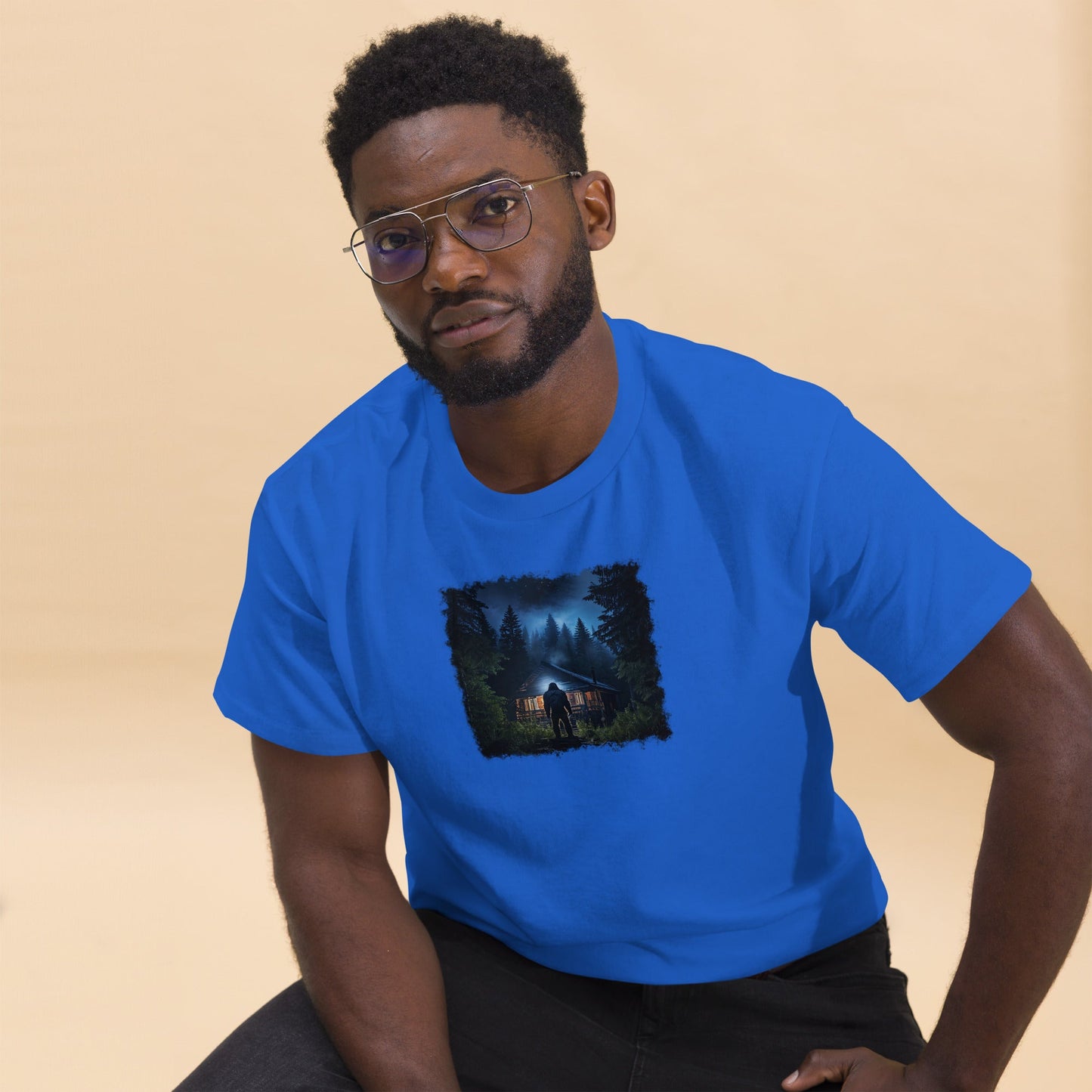 Bigfoot Visit Men's (Unisex) Classic Tee - Men's Shirts - Discovery Co.