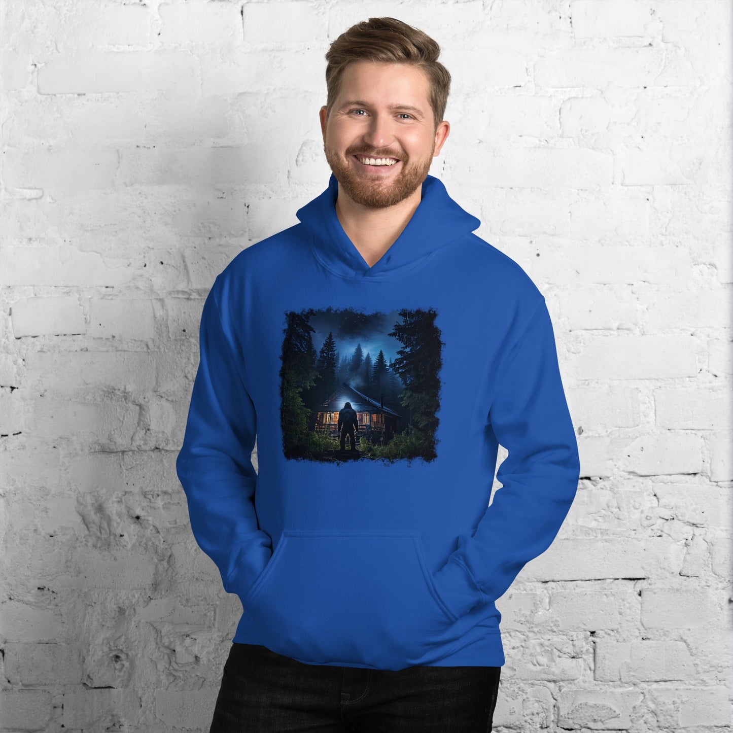 Bigfoot Visit Men's (Unisex) Hoodie - Hoodies - Discovery Co.