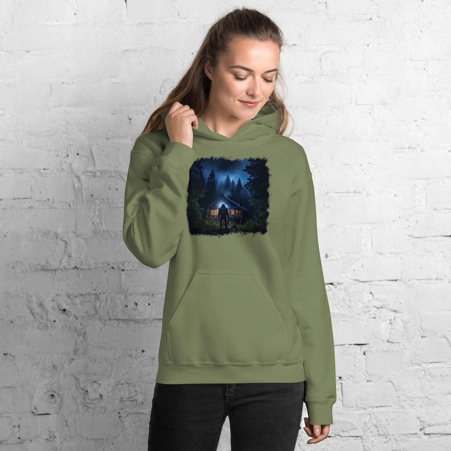 Bigfoot Visit Women's (Unisex) Hoodie - Hoodies - Discovery Co.