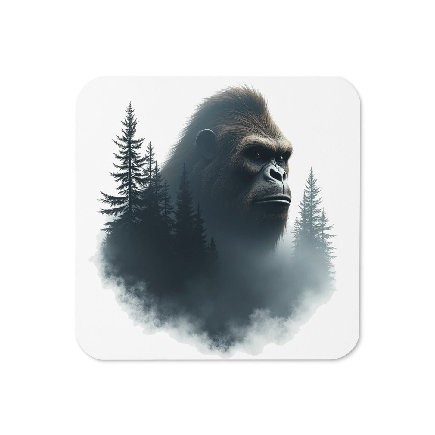 Bigfoot Watching Cork - Back Coaster - Coasters - Discovery Co.