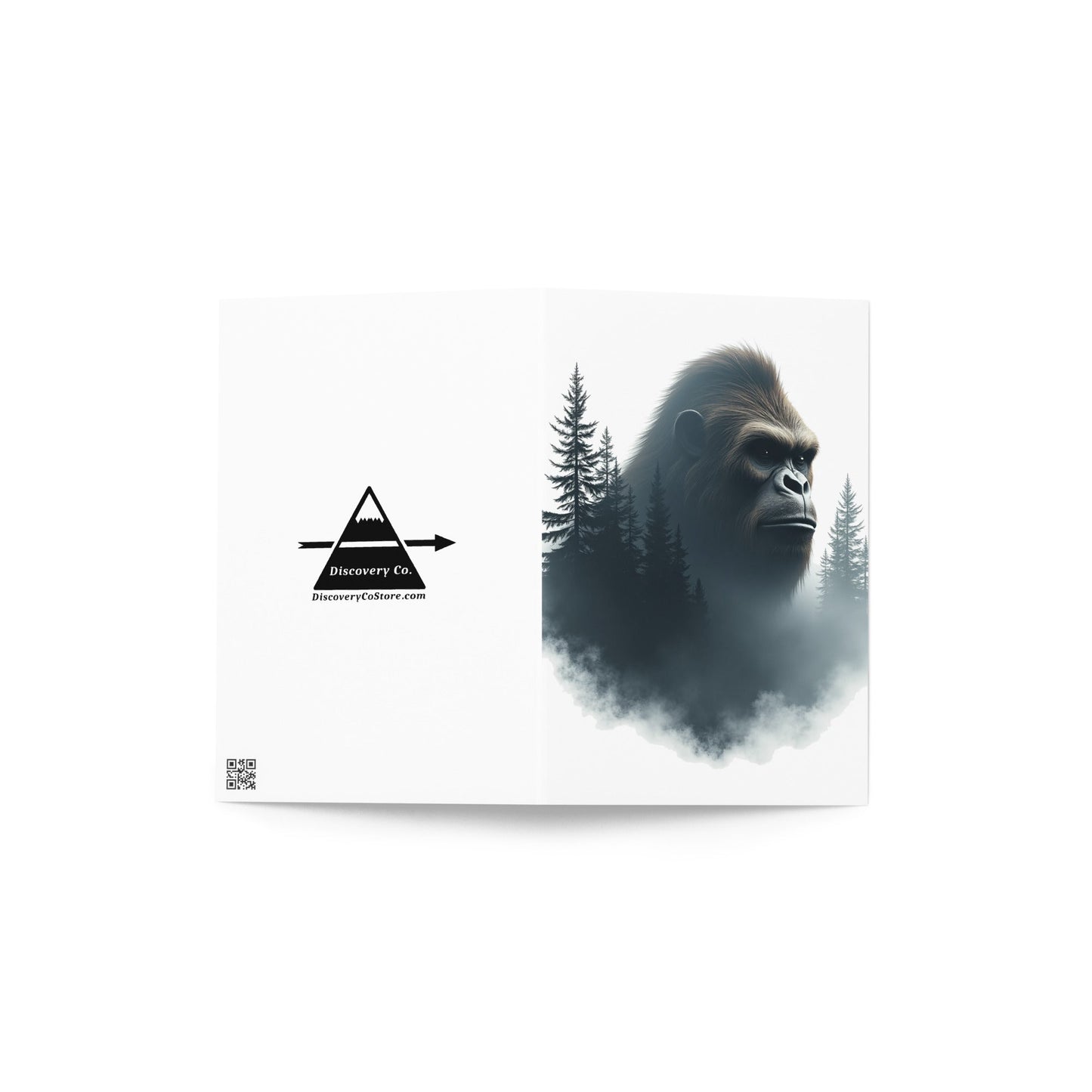 Bigfoot Watching Greeting Card - Greeting Card - Discovery Co.
