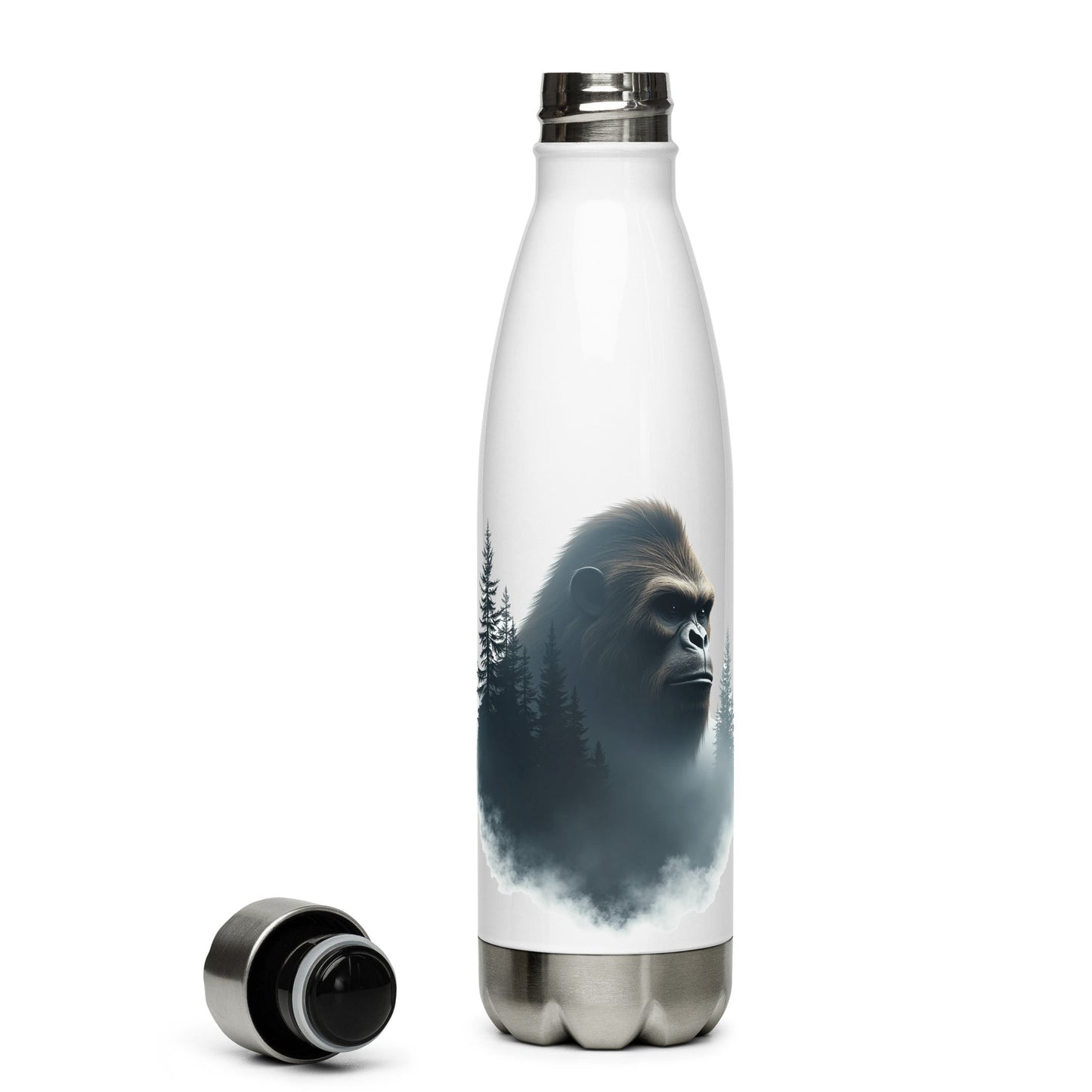 Bigfoot Watching Stainless Steel Water Bottle - Stainless Steel Water Bottle - Discovery Co.