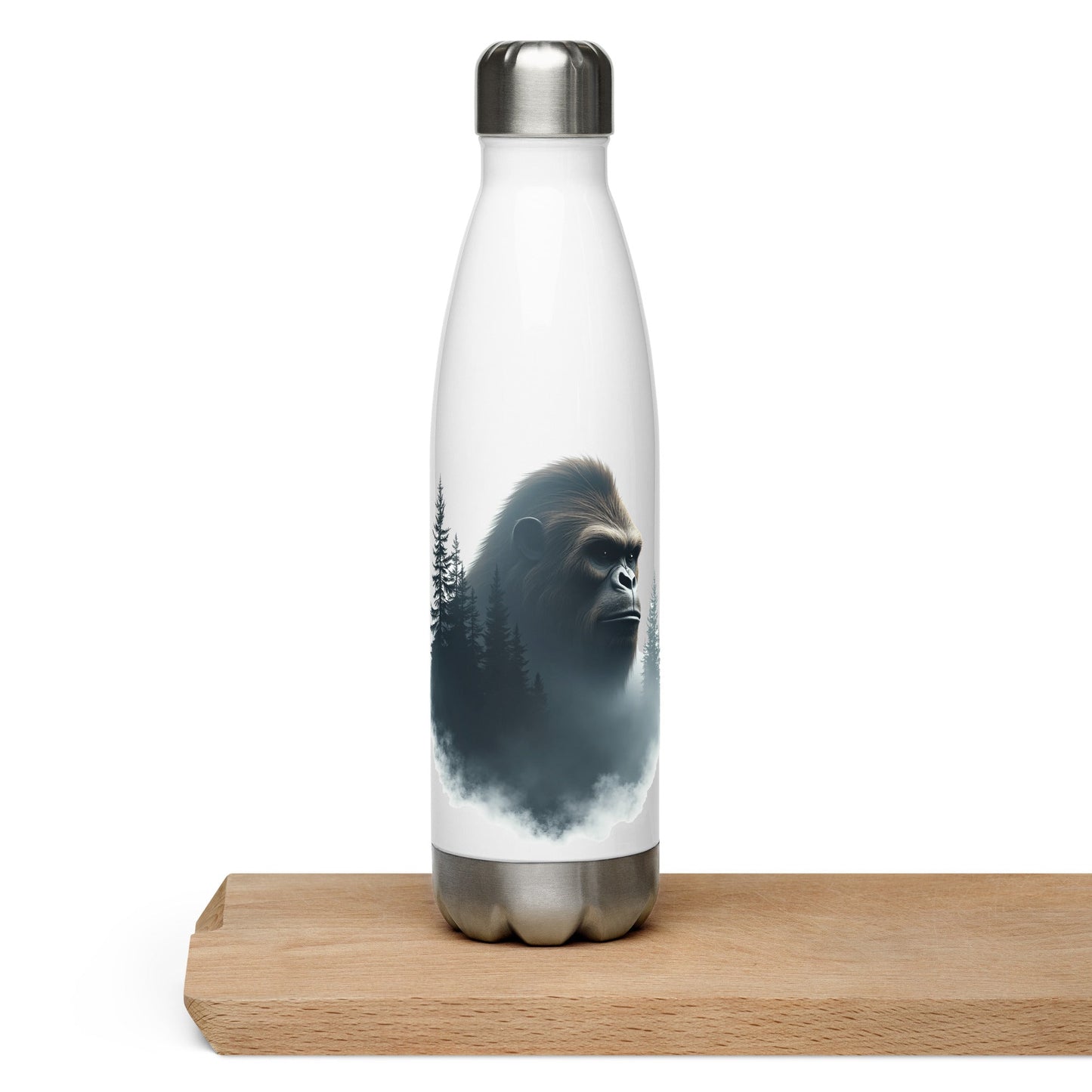 Bigfoot Watching Stainless Steel Water Bottle - Stainless Steel Water Bottle - Discovery Co.