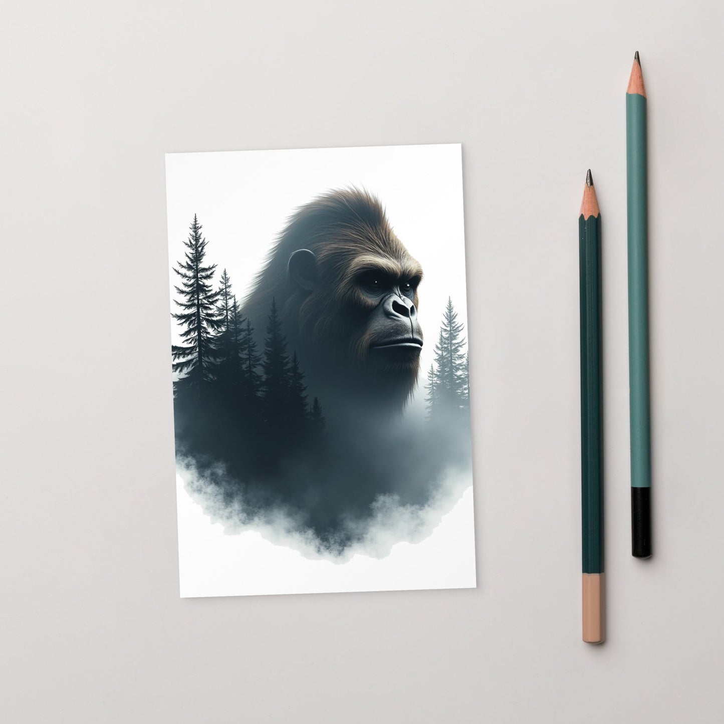 Bigfoot Watching Standard Postcard - Post Cards - Discovery Co.