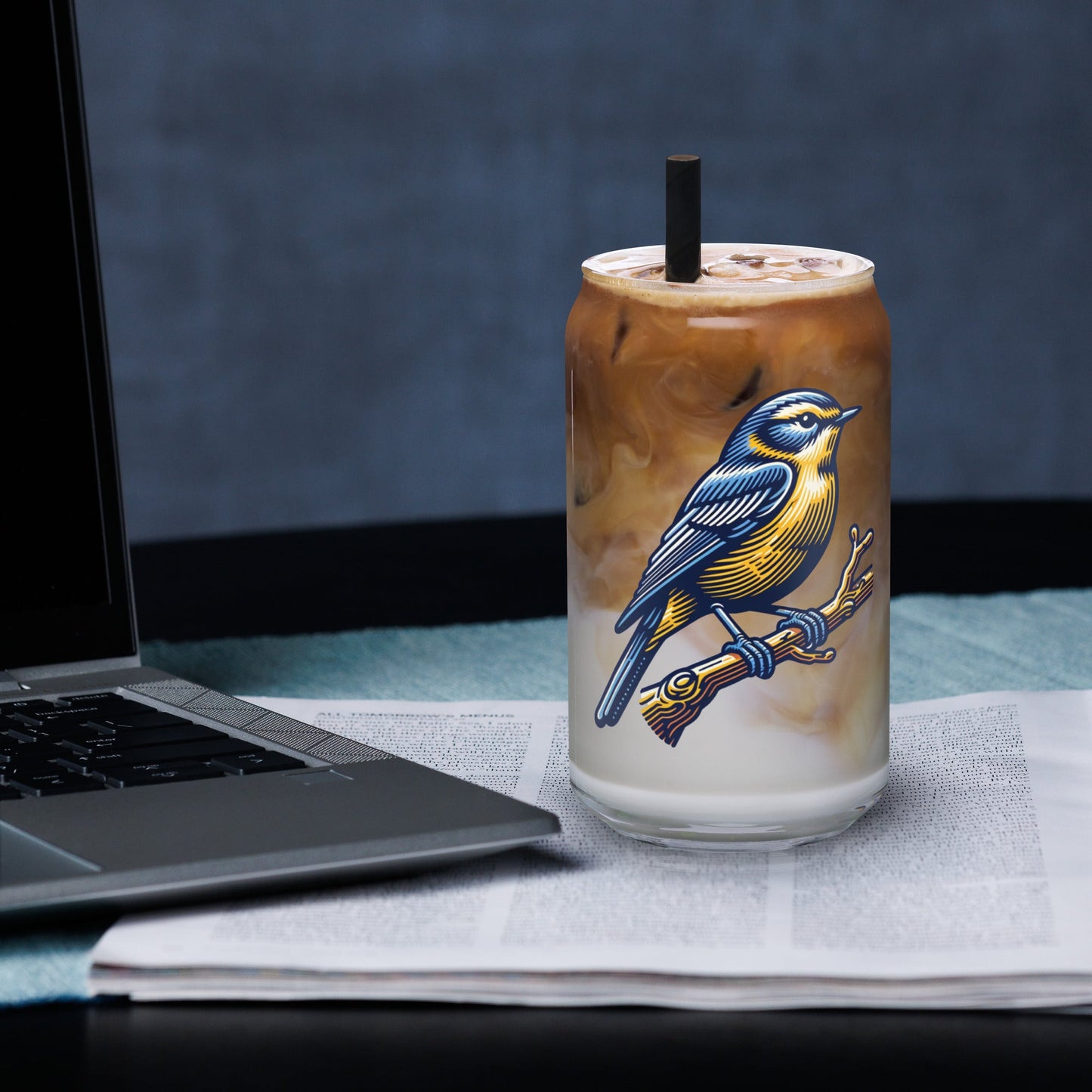 Bird III Can - Shaped Glass - Can - Shaped Glass - Discovery Co.