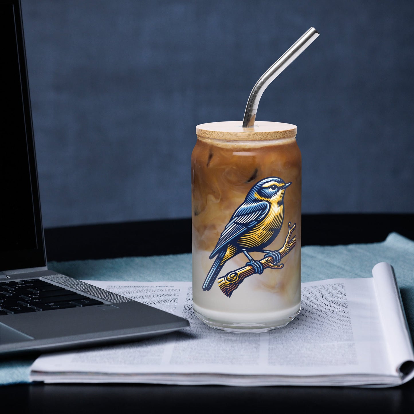 Bird III Can - Shaped Glass - Can - Shaped Glass - Discovery Co.