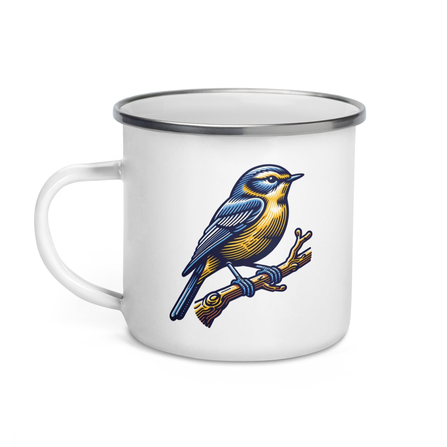 Bird III Enamel Mug - Mugs - Discovery Co.