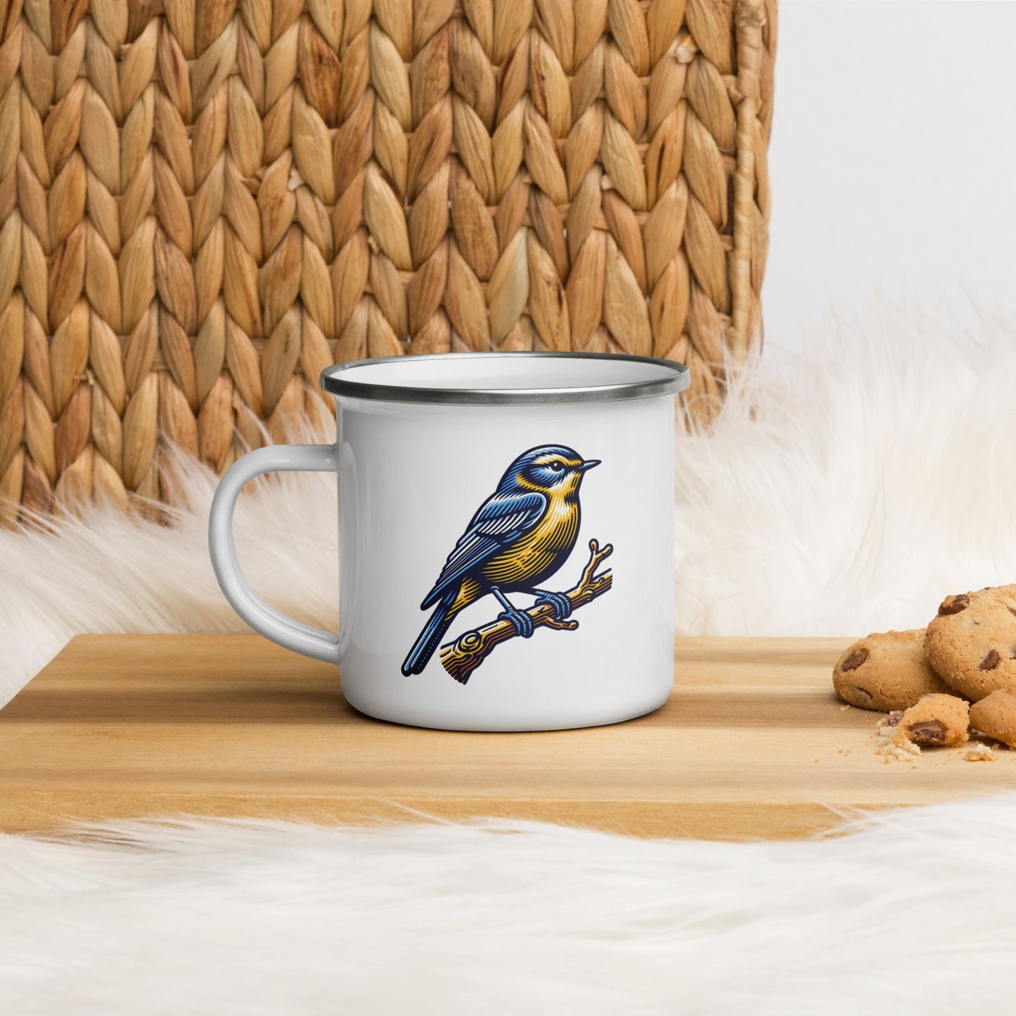 Bird III Enamel Mug - Mugs - Discovery Co.