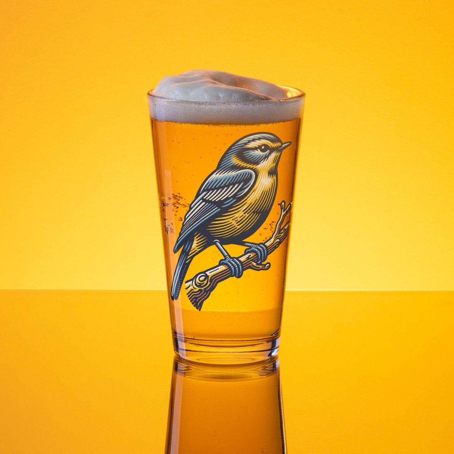Bird III Pint Glass - Beer Glass - Discovery Co.
