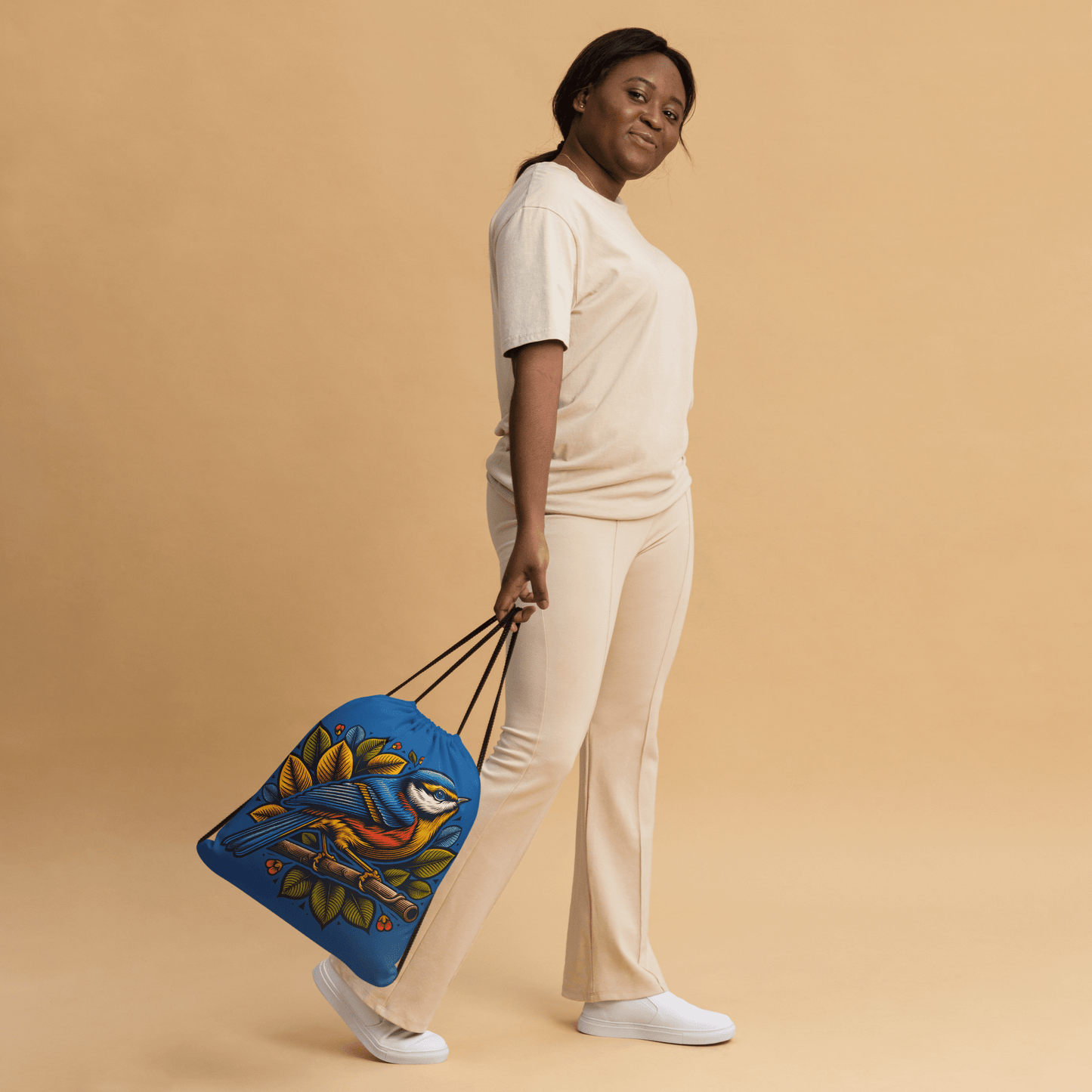 Bird IV Drawstring Bag - Drawstring Bag - Discovery Co.