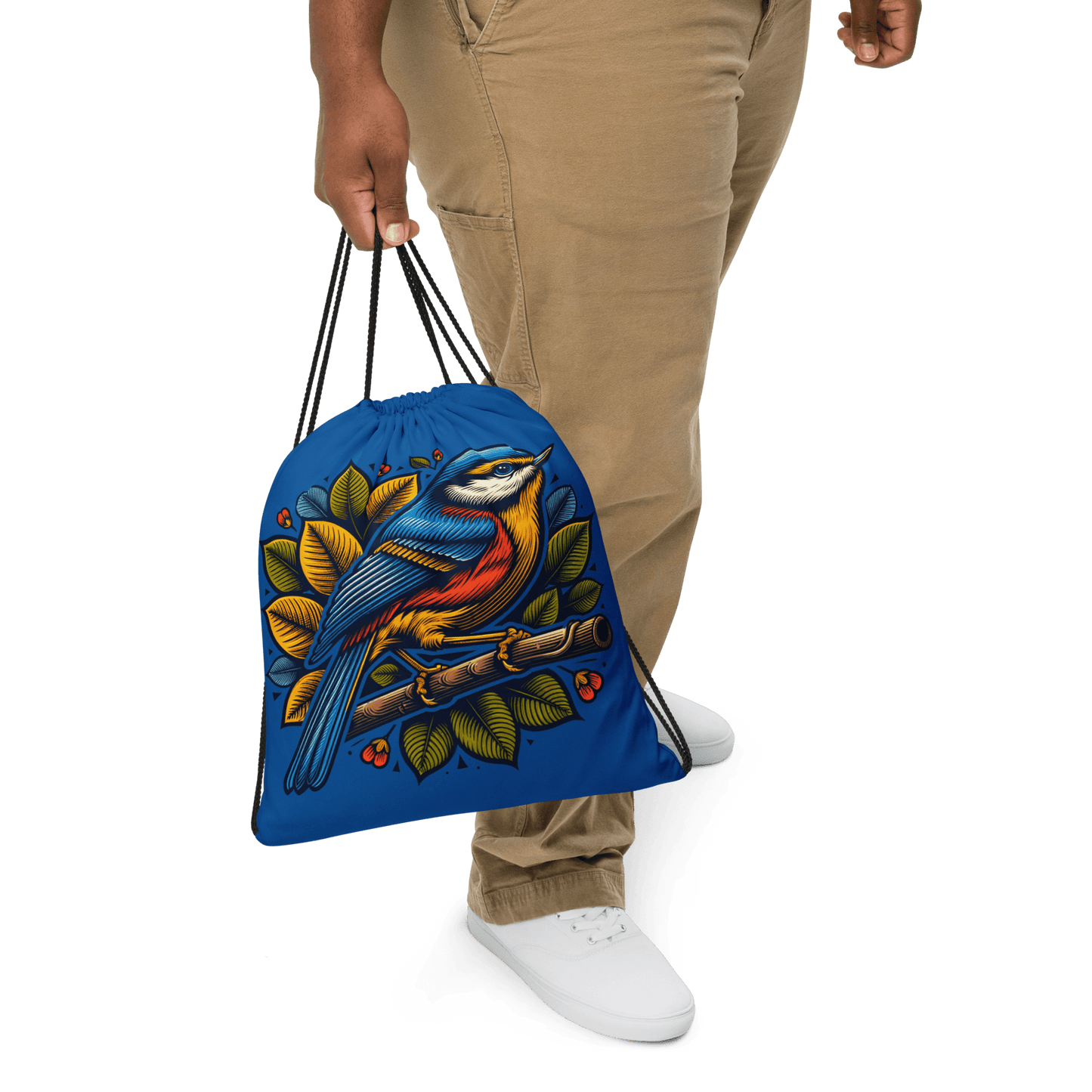 Bird IV Drawstring Bag - Drawstring Bag - Discovery Co.