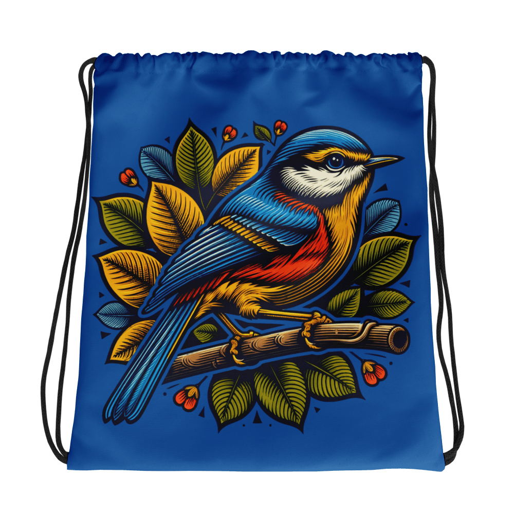 Bird IV Drawstring Bag - Drawstring Bag - Discovery Co.