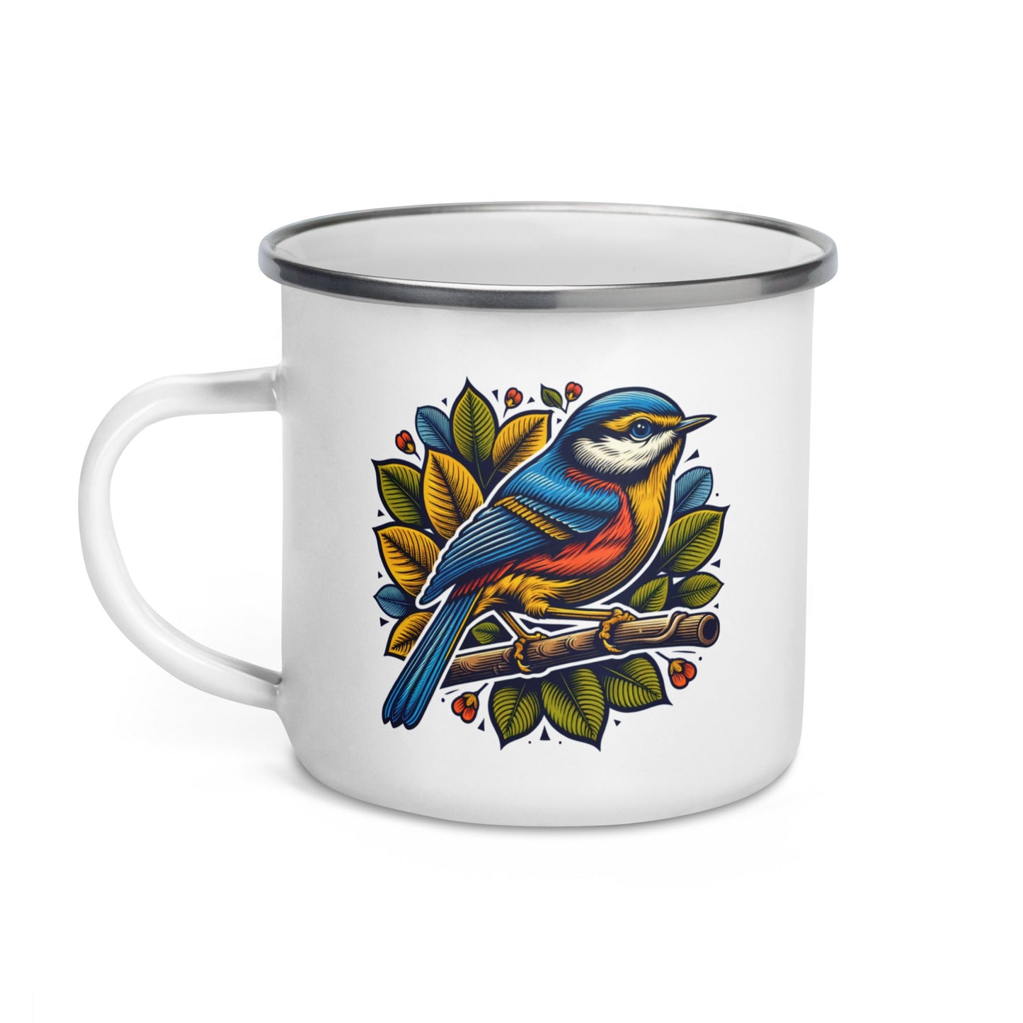 Bird IV Enamel Mug - Mugs - Discovery Co.