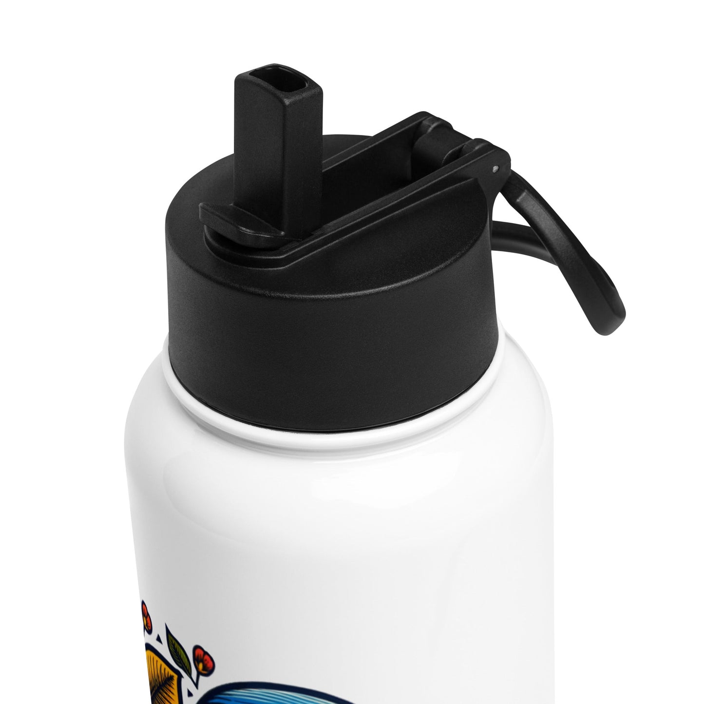 Bird IV Stainless Steel Water Bottle With Straw Lid - Stainless Steel Water Bottle With Straw Lid - Discovery Co.