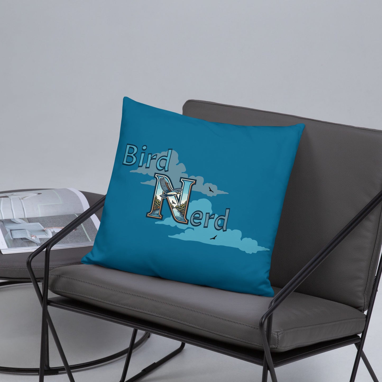 Bird Nerd Basic Pillow - Pillows - Discovery Co.