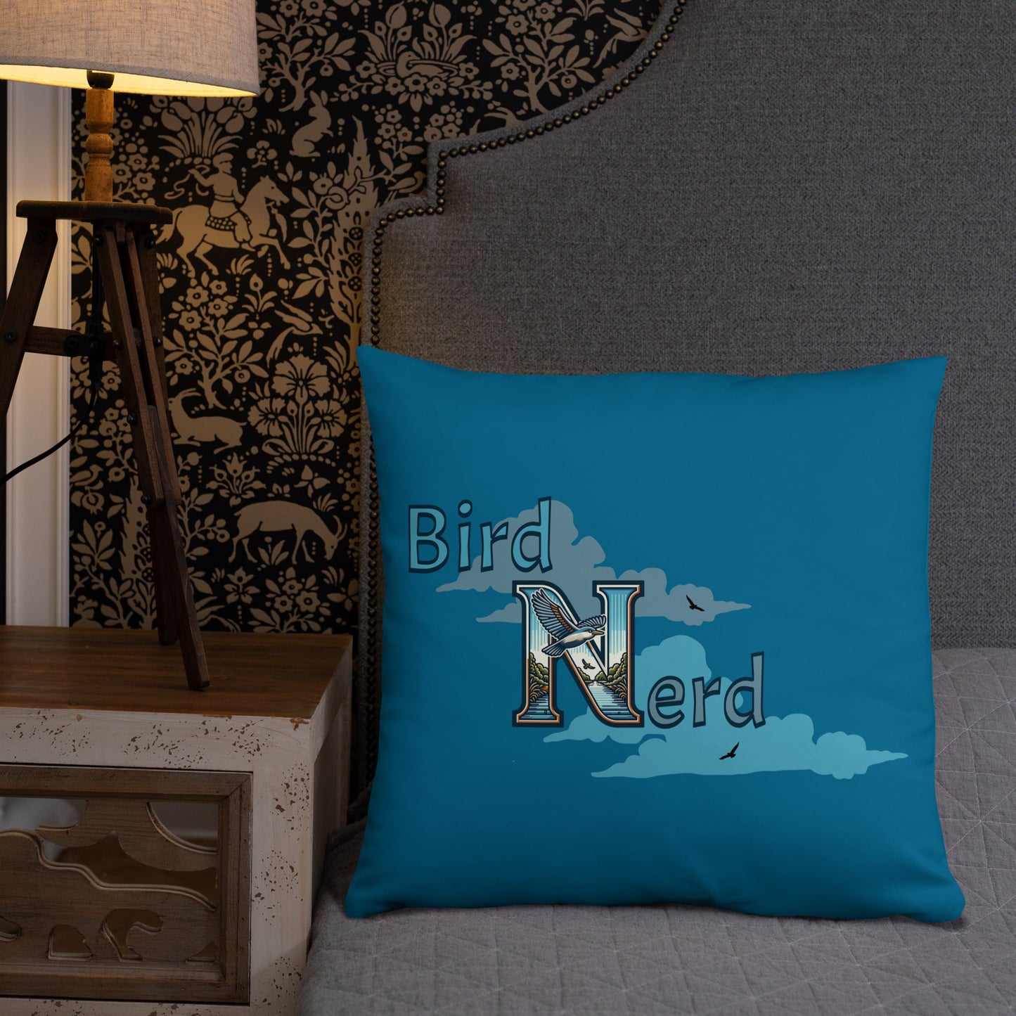 Bird Nerd Basic Pillow - Pillows - Discovery Co.