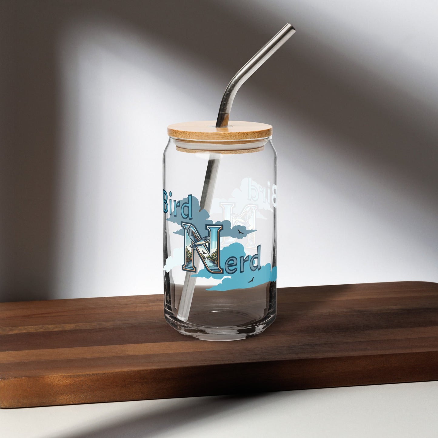 Bird Nerd Can - Shaped Glass - Can - Shaped Glass - Discovery Co.