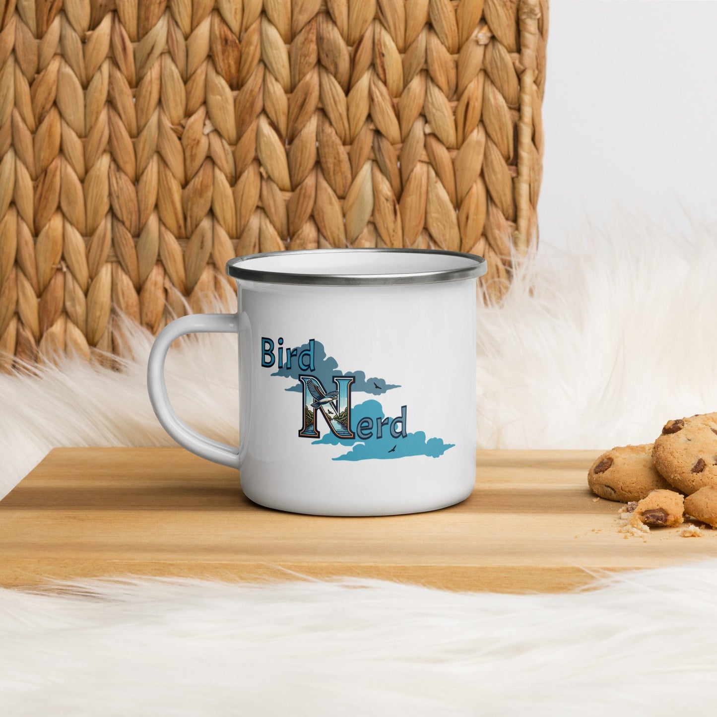 Bird Nerd Enamel Mug - Mugs - Discovery Co.