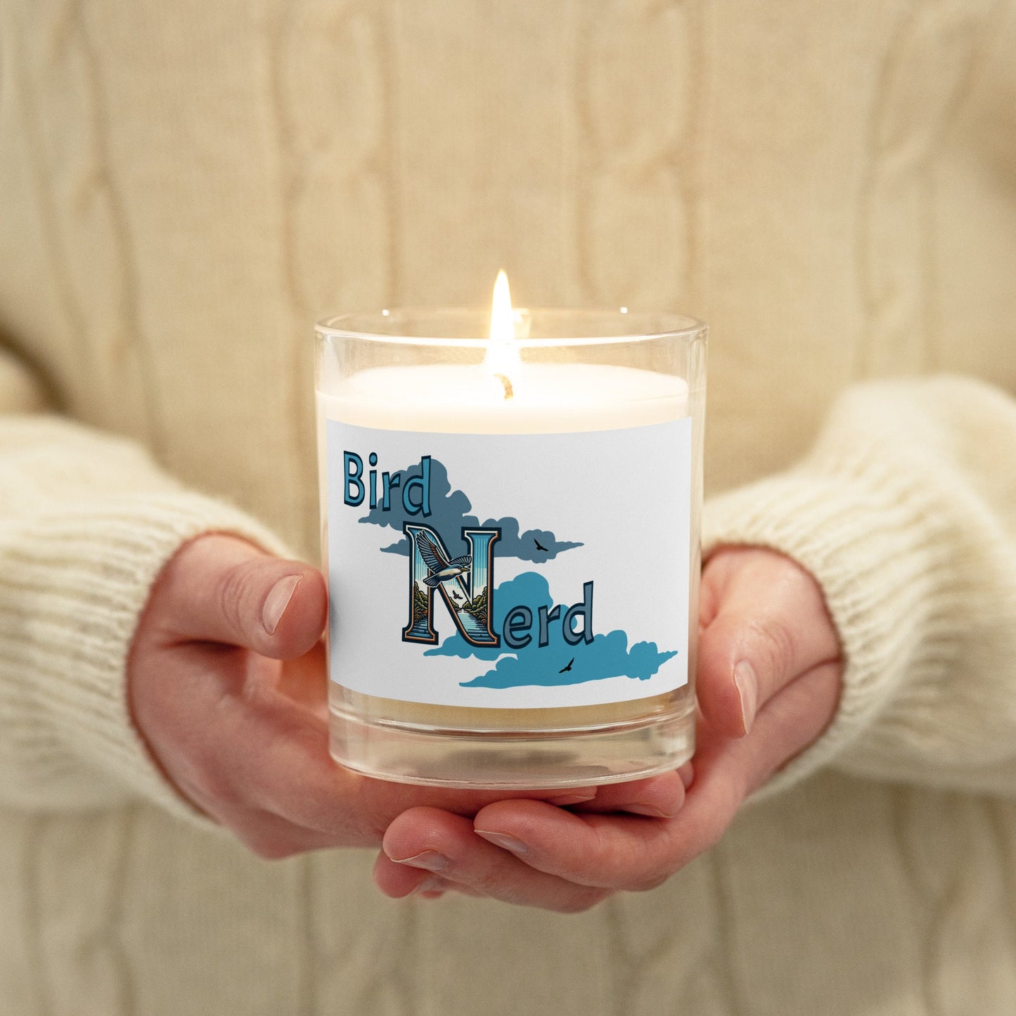 Bird Nerd Glass Jar Soy Wax Candle - Candles - Discovery Co.