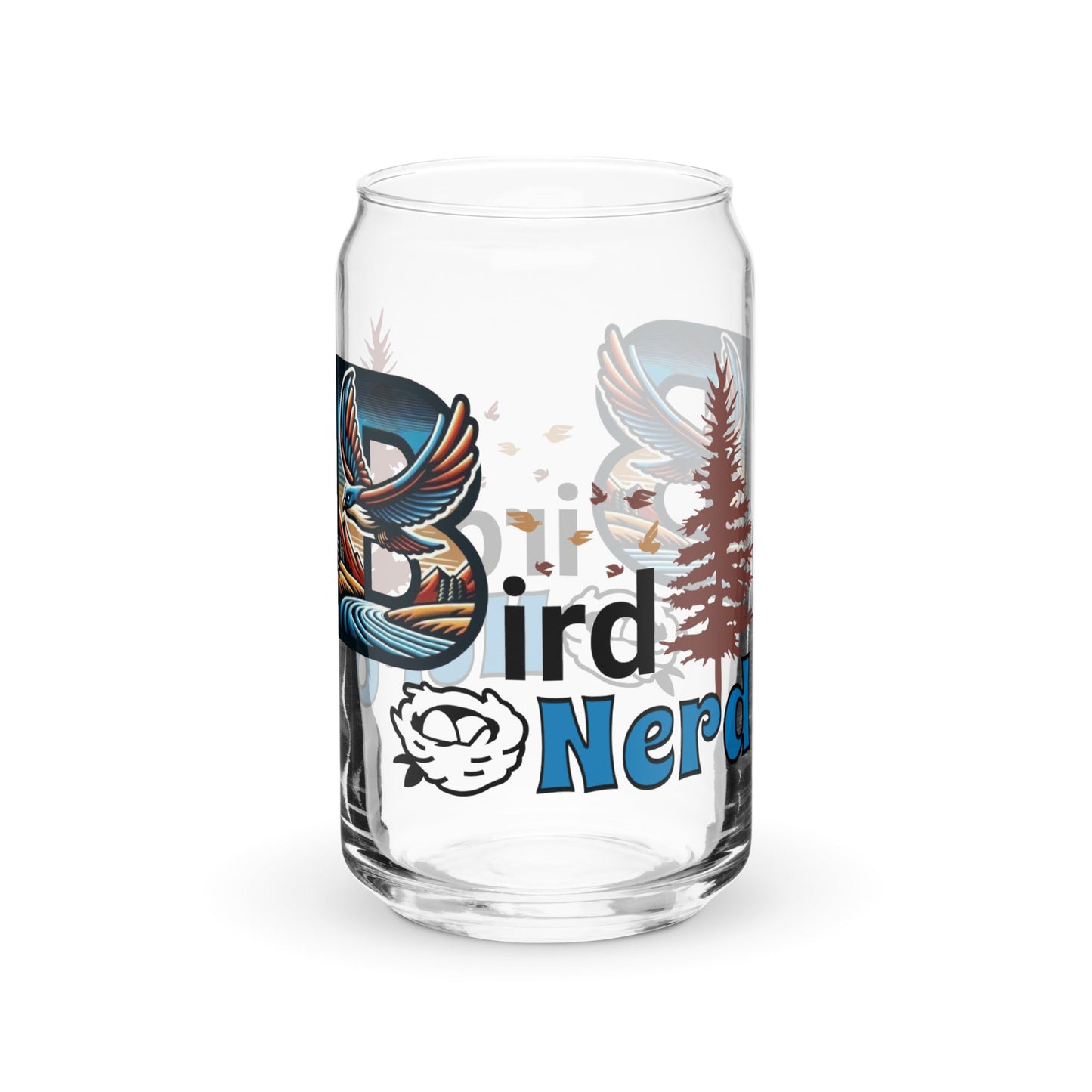 Bird Nerd II Can - Shaped Glass - Can - Shaped Glass - Discovery Co.