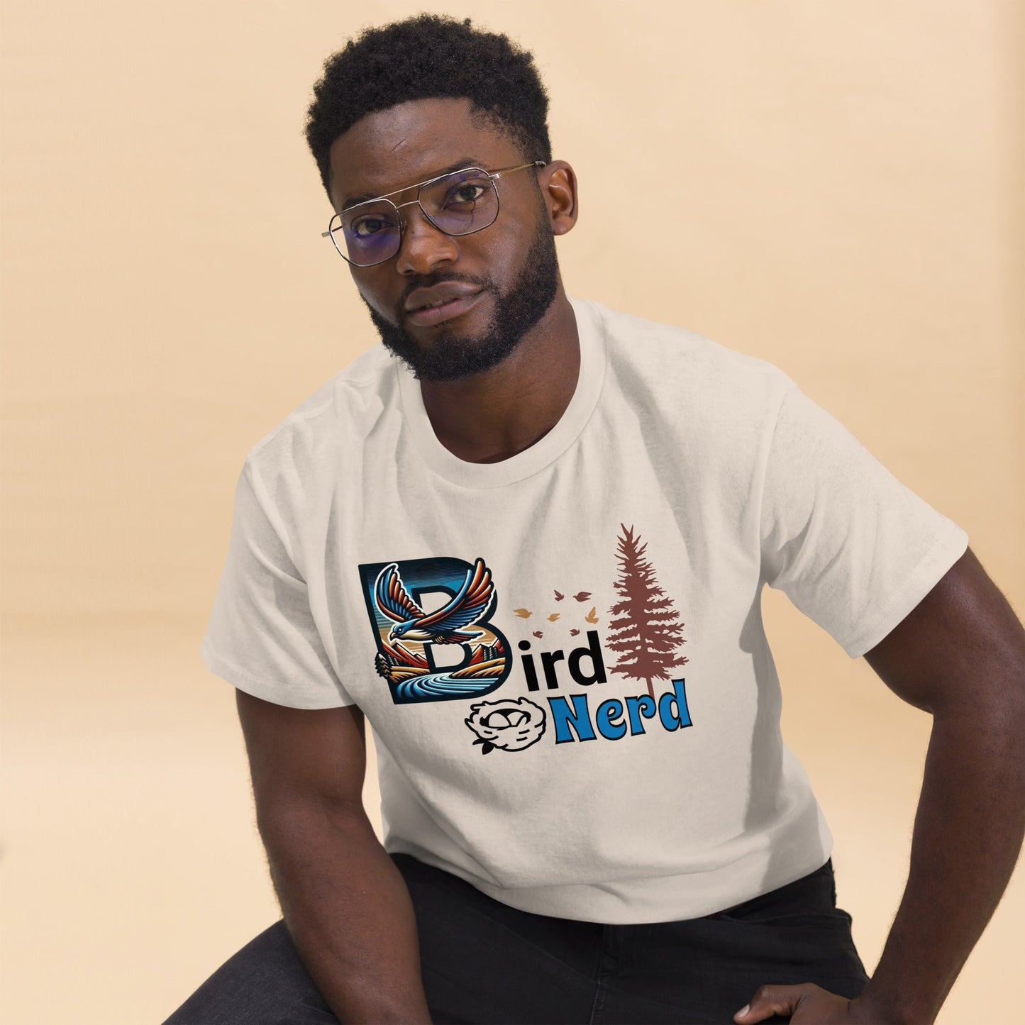 Bird Nerd II Men's (Unisex) Classic Tee - Men's Shirts - Discovery Co.
