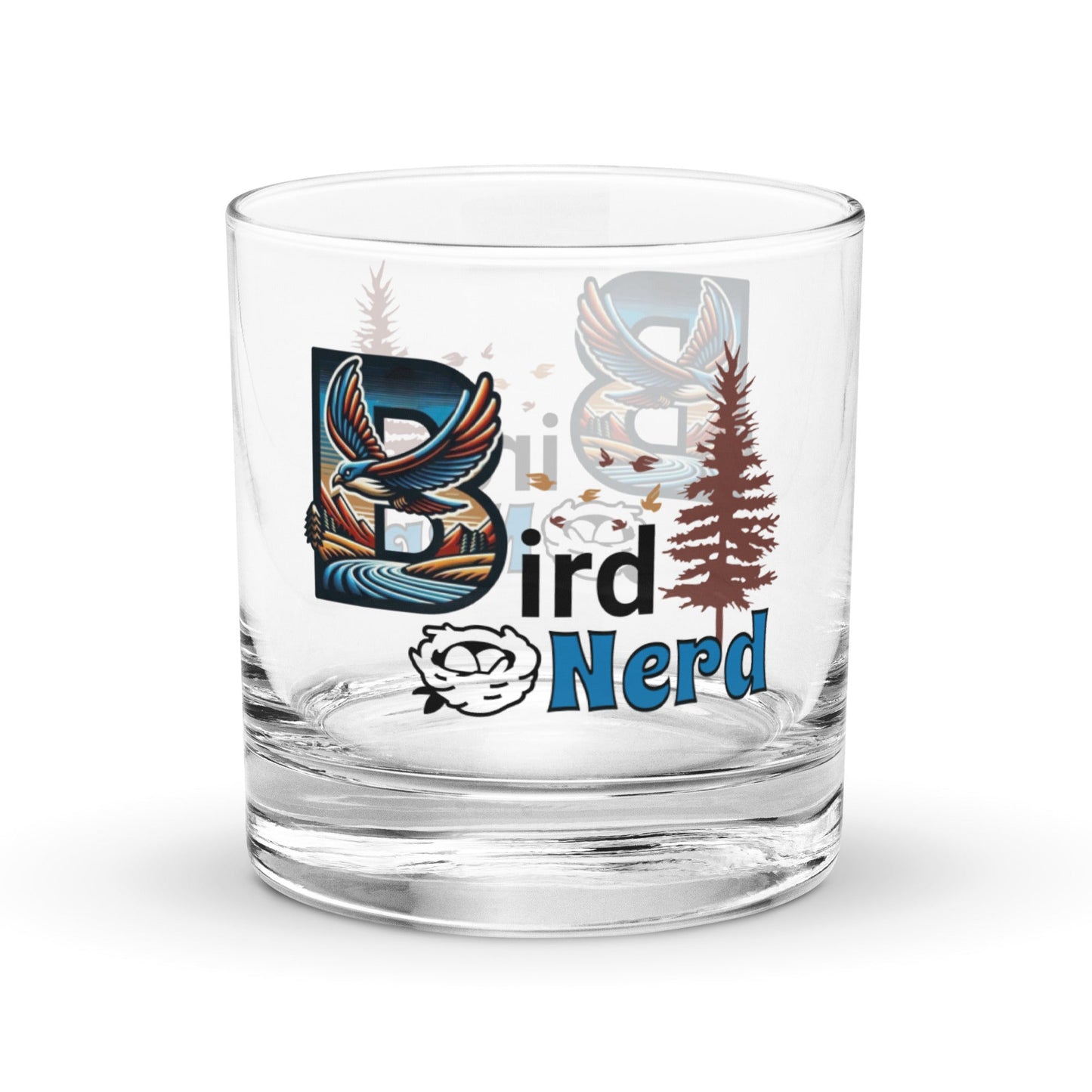 Bird Nerd II Rocks Glass - Rocks Glass - Discovery Co.