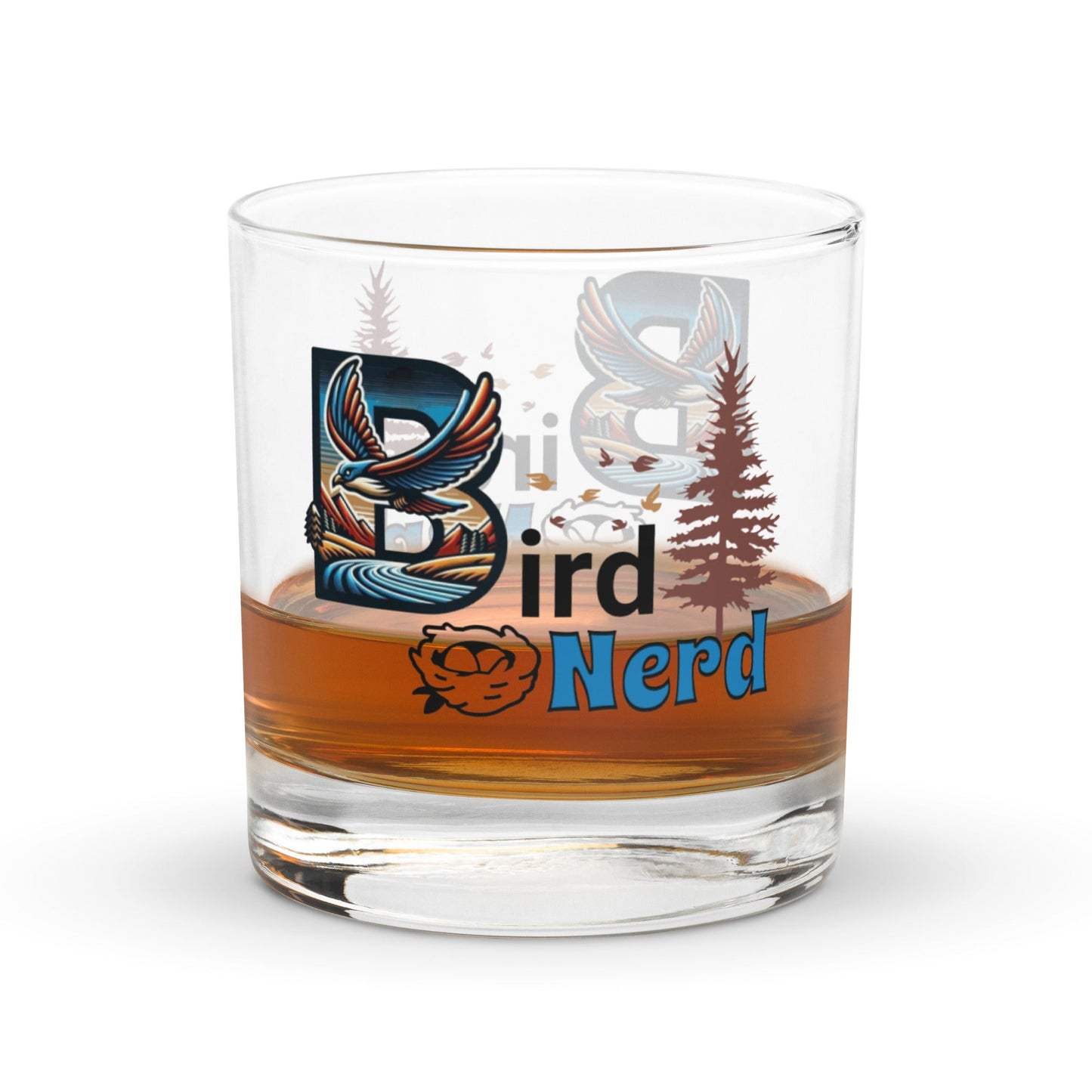 Bird Nerd II Rocks Glass - Rocks Glass - Discovery Co.