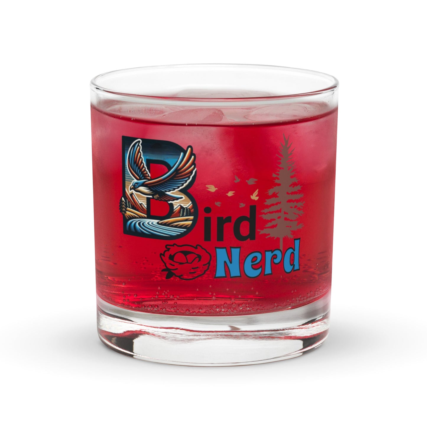 Bird Nerd II Rocks Glass - Rocks Glass - Discovery Co.