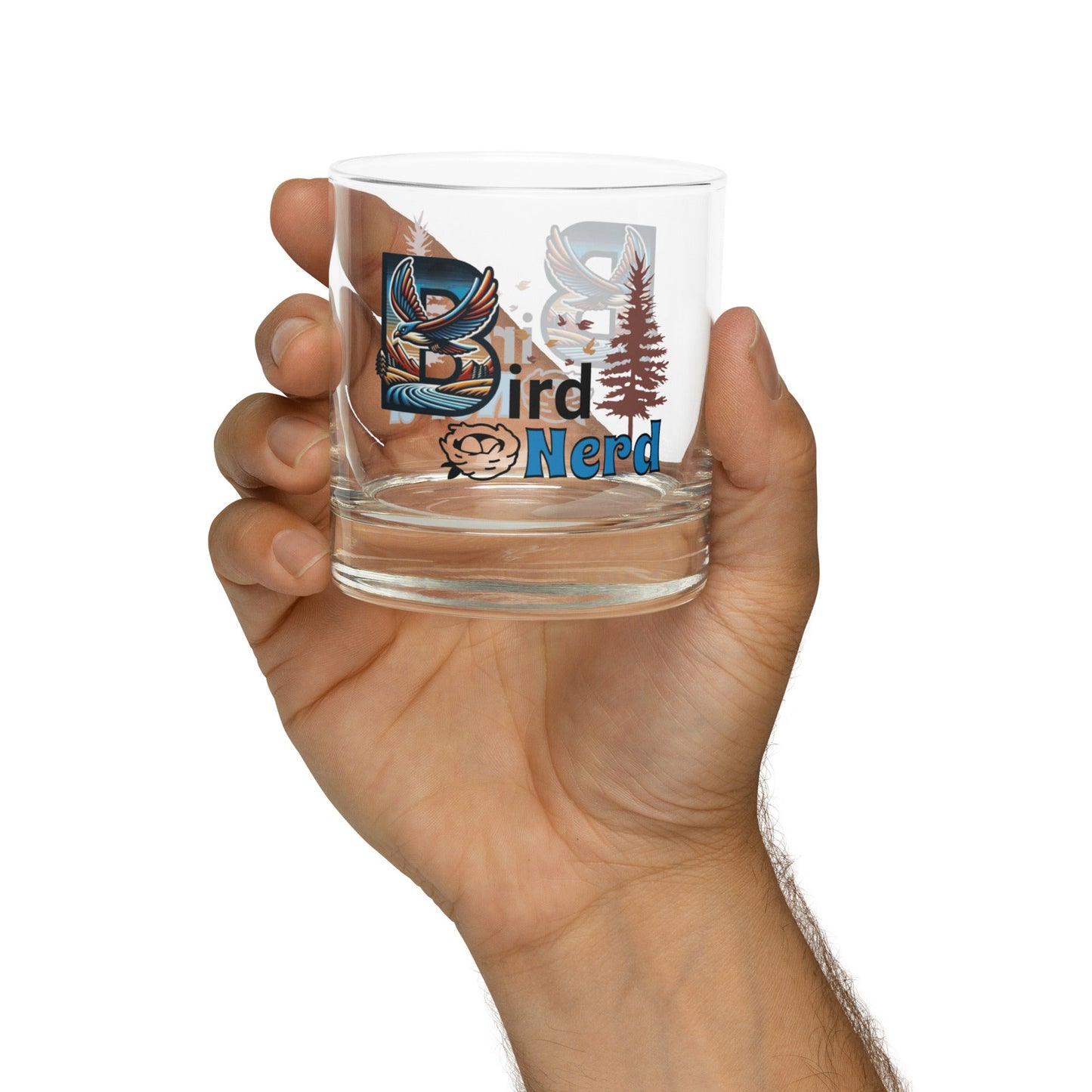 Bird Nerd II Rocks Glass - Rocks Glass - Discovery Co.