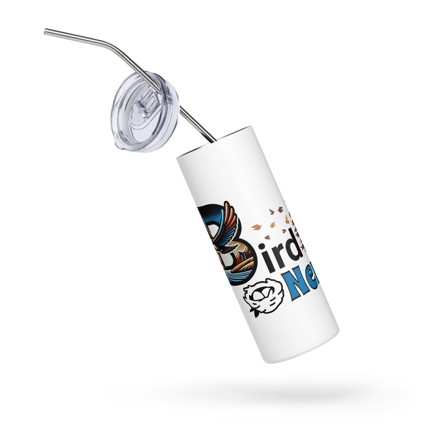 Bird Nerd II Stainless Steel Tumbler - Steel Tumbler - Discovery Co.