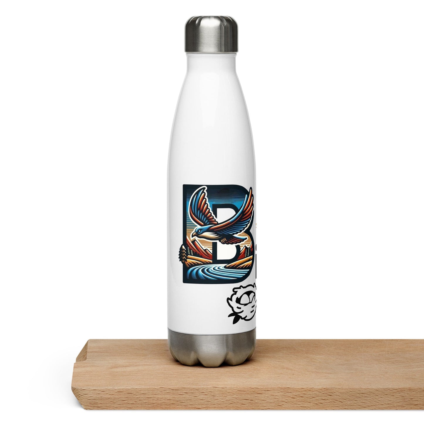 Bird Nerd II Stainless Steel Water Bottle - Stainless Steel Water Bottle - Discovery Co.