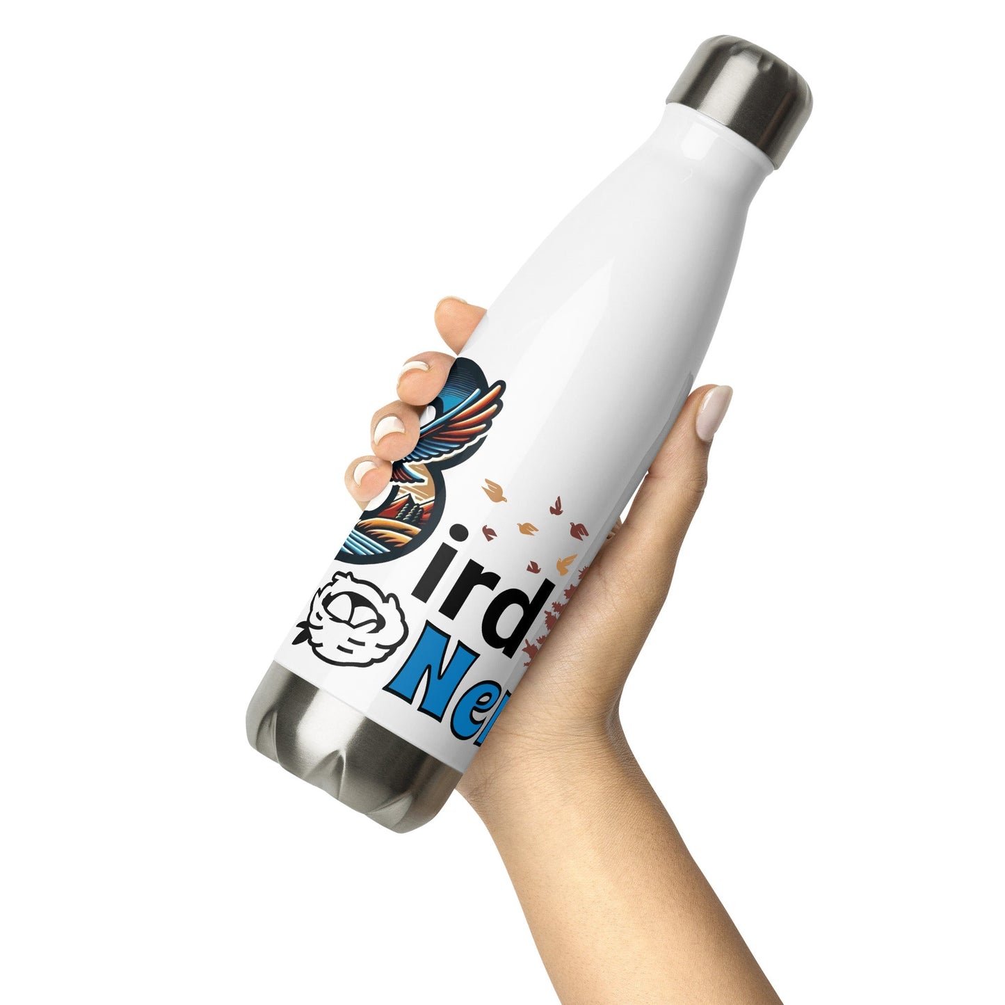 Bird Nerd II Stainless Steel Water Bottle - Stainless Steel Water Bottle - Discovery Co.