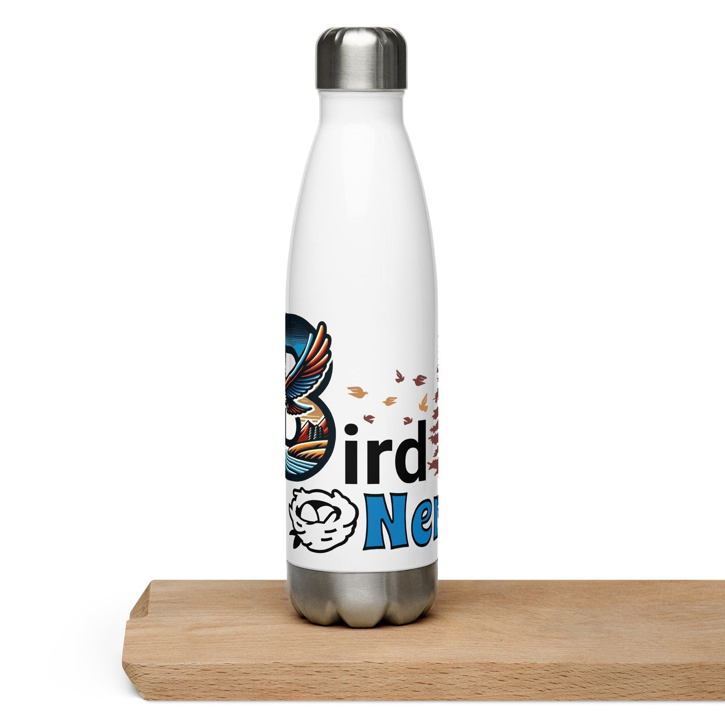 Bird Nerd II Stainless Steel Water Bottle - Stainless Steel Water Bottle - Discovery Co.
