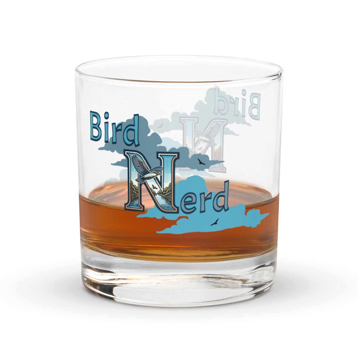 Bird Nerd Rocks Glass - Rocks Glass - Discovery Co.