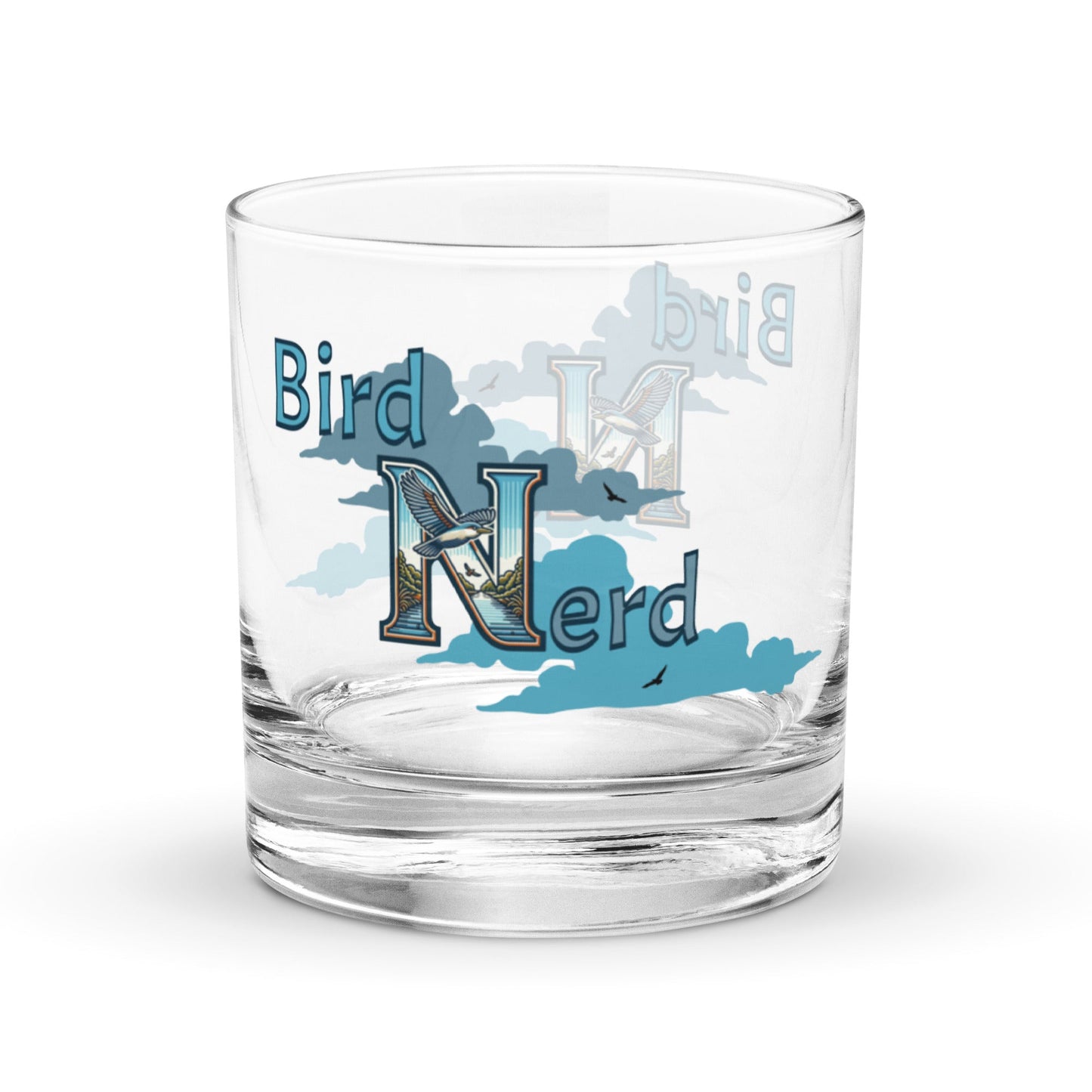 Bird Nerd Rocks Glass - Rocks Glass - Discovery Co.
