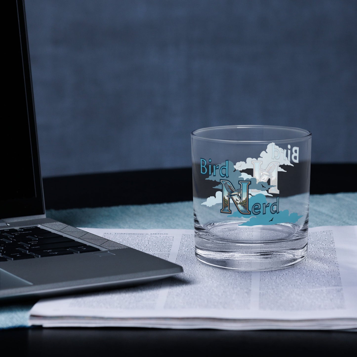 Bird Nerd Rocks Glass - Rocks Glass - Discovery Co.
