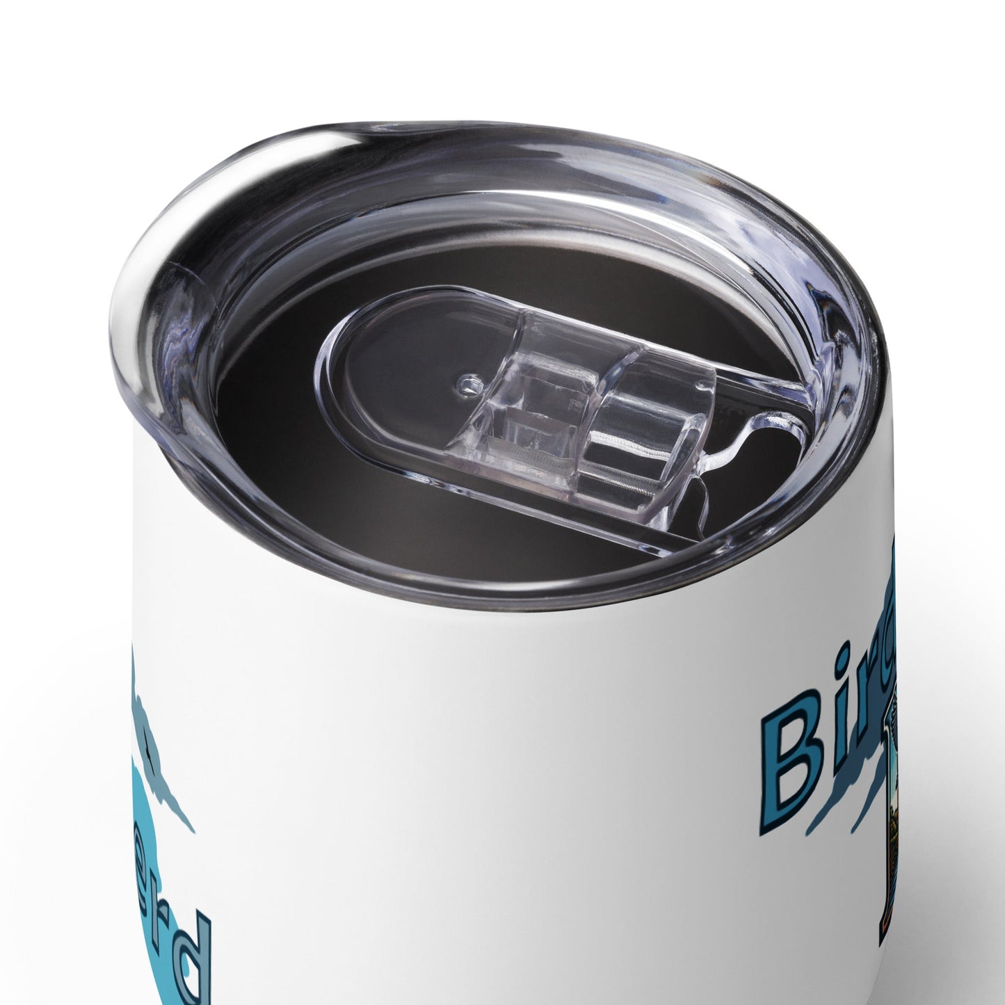 Bird Nerd Stainless Steel Wine Tumbler - Steel Tumbler - Discovery Co.