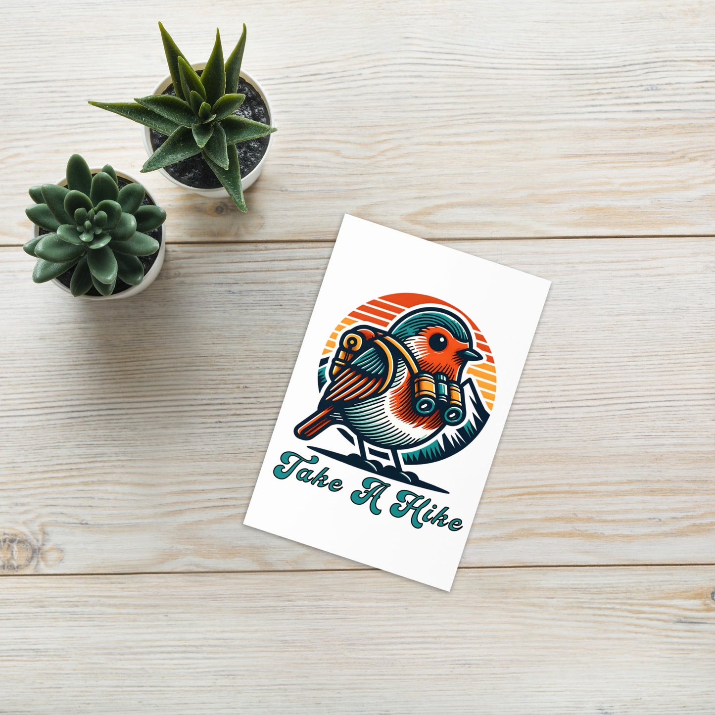 Bird Take A Hike Greeting Card - Greeting Card - Discovery Co.