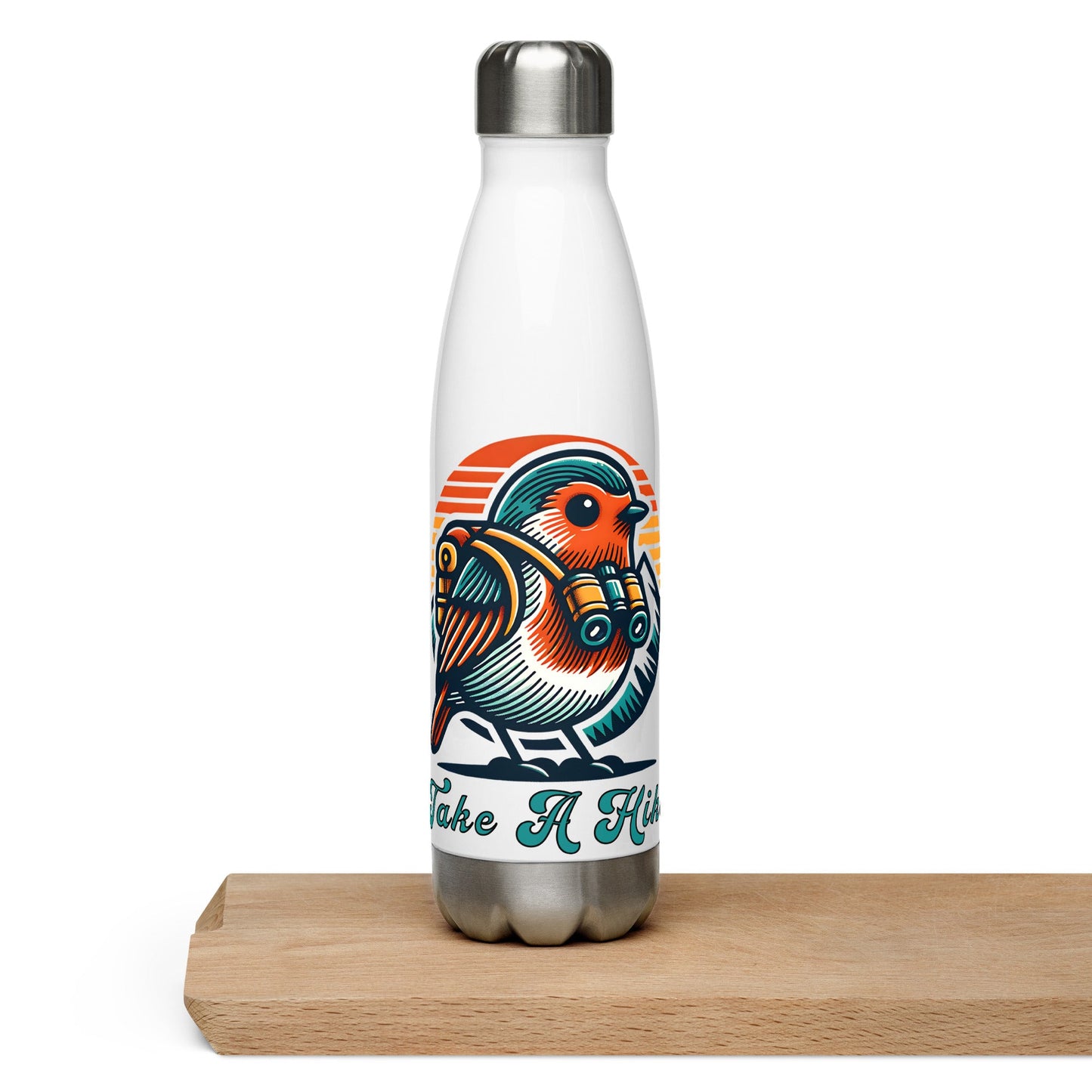 Bird Take A Hike Stainless Steel Water Bottle - Stainless Steel Water Bottle - Discovery Co.