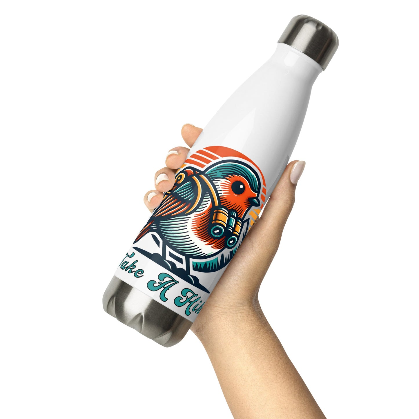Bird Take A Hike Stainless Steel Water Bottle - Stainless Steel Water Bottle - Discovery Co.