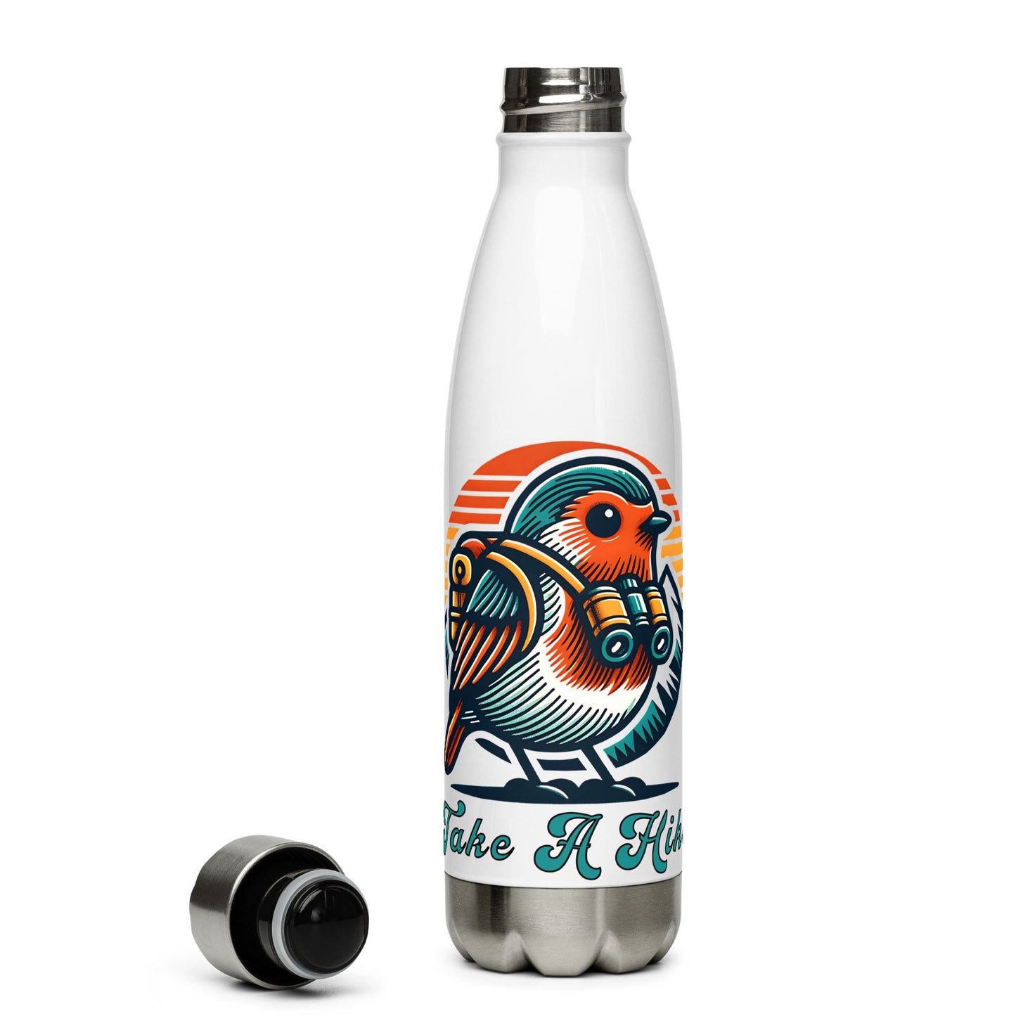 Bird Take A Hike Stainless Steel Water Bottle - Stainless Steel Water Bottle - Discovery Co.