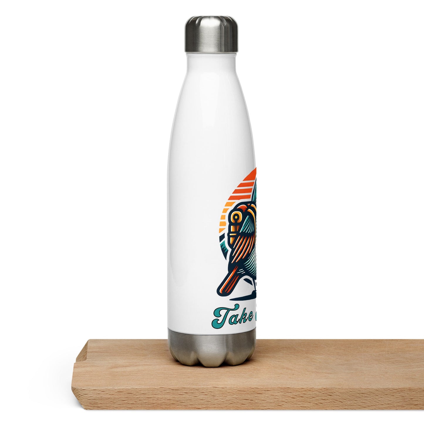 Bird Take A Hike Stainless Steel Water Bottle - Stainless Steel Water Bottle - Discovery Co.