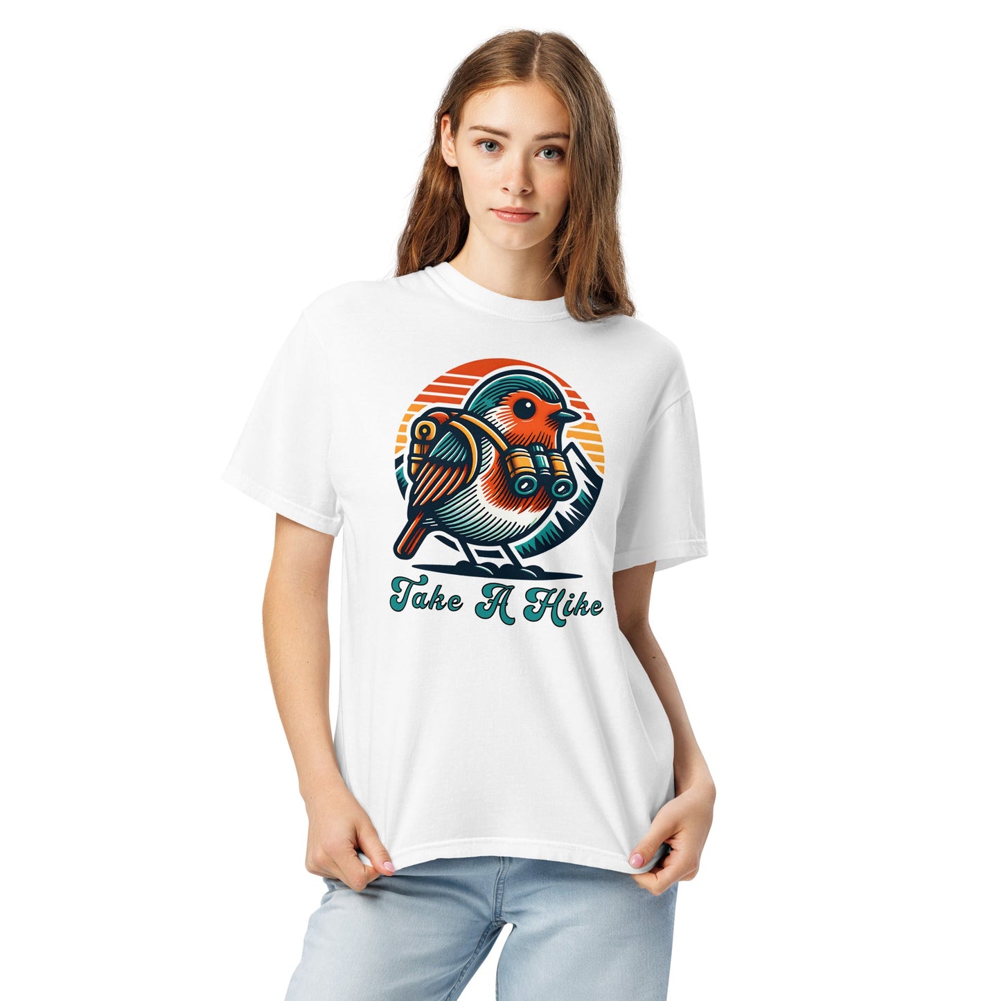 Bird Take A Hike Women's (Unisex) Premium Tee - Women's Shirts - Discovery Co.