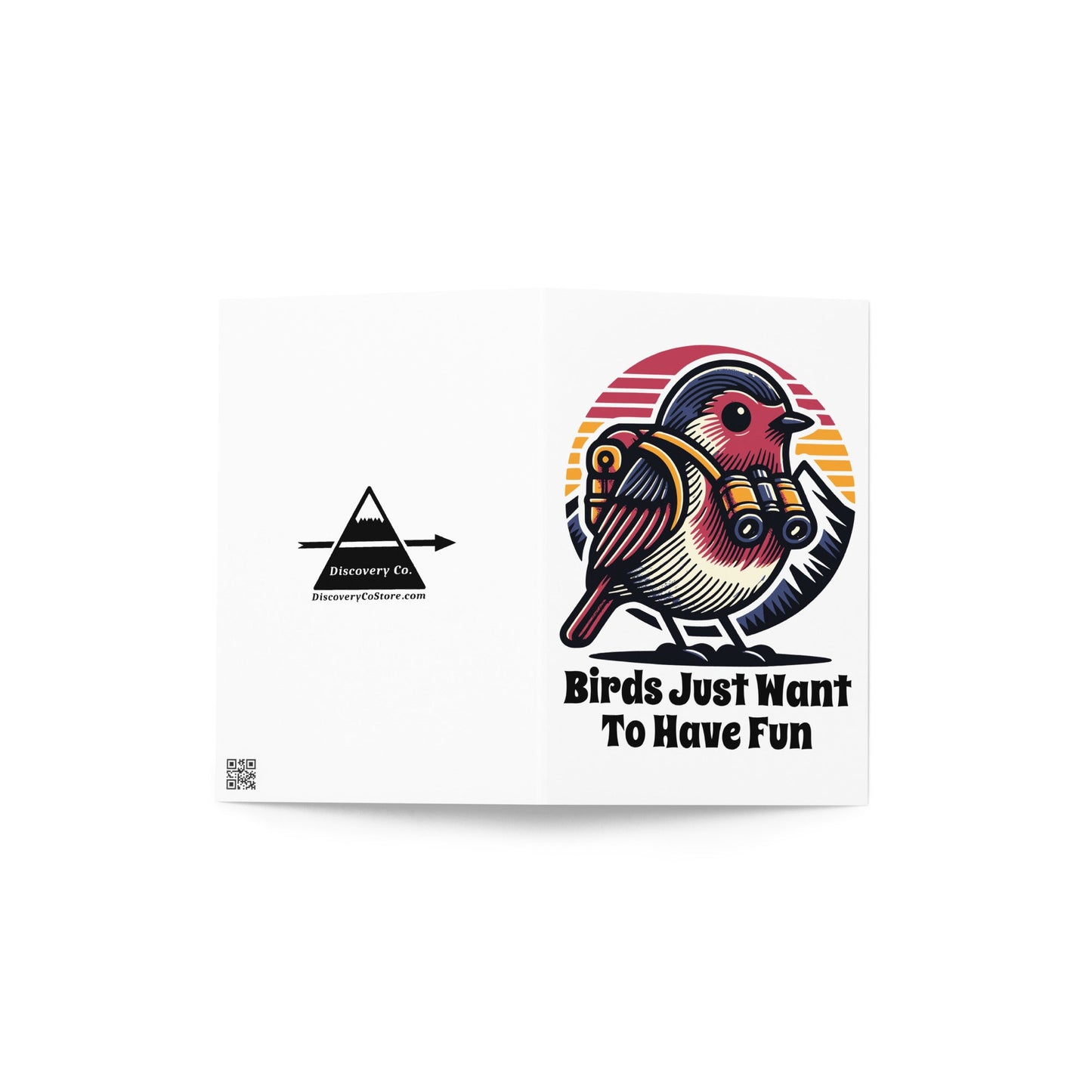 Birds Just Want To Have Fun Greeting Card - Greeting Card - Discovery Co.