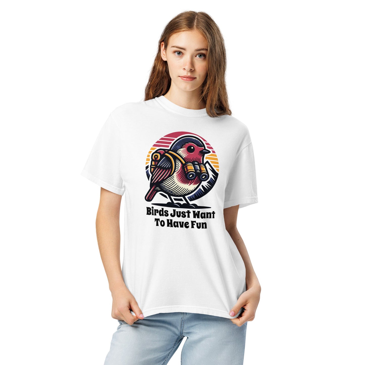 Bird's Just Want To Have Fun Women's (Unisex) Premium Tee - Women's Shirts - Discovery Co.