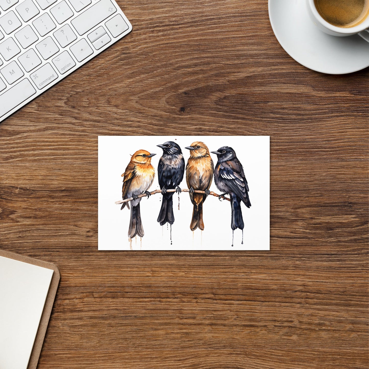 Birds Watercolor Art Greeting Card - Greeting Card - Discovery Co.