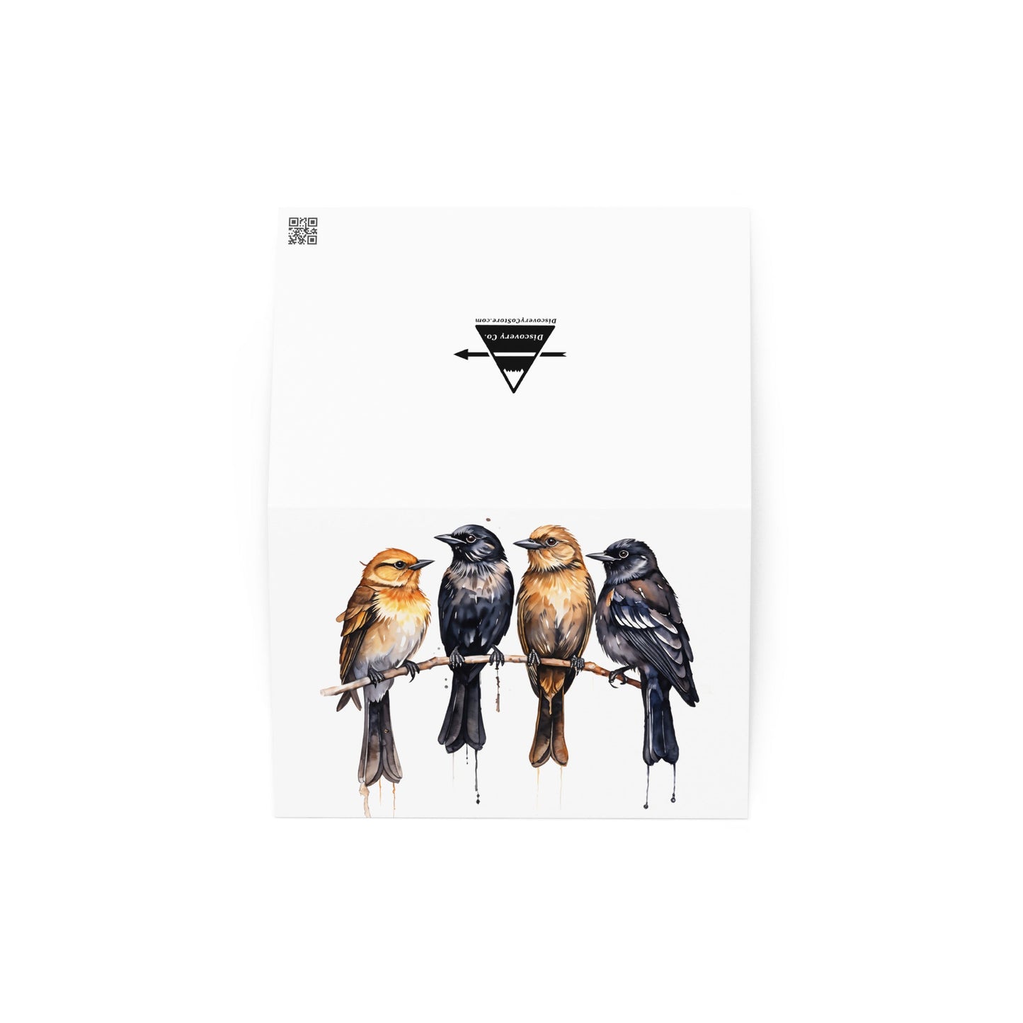 Birds Watercolor Art Greeting Card - Greeting Card - Discovery Co.
