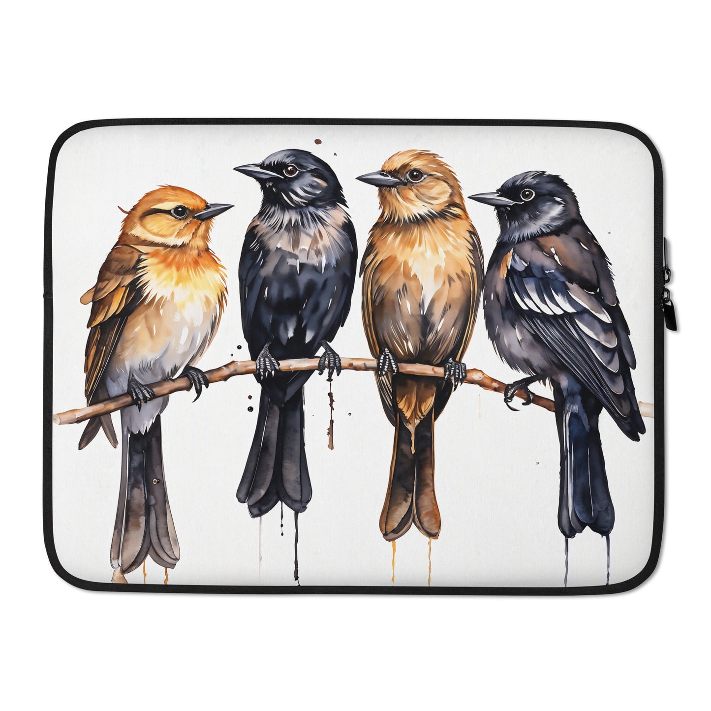 Birds Watercolor Art Laptop Sleeve - Laptop Cases - Discovery Co.