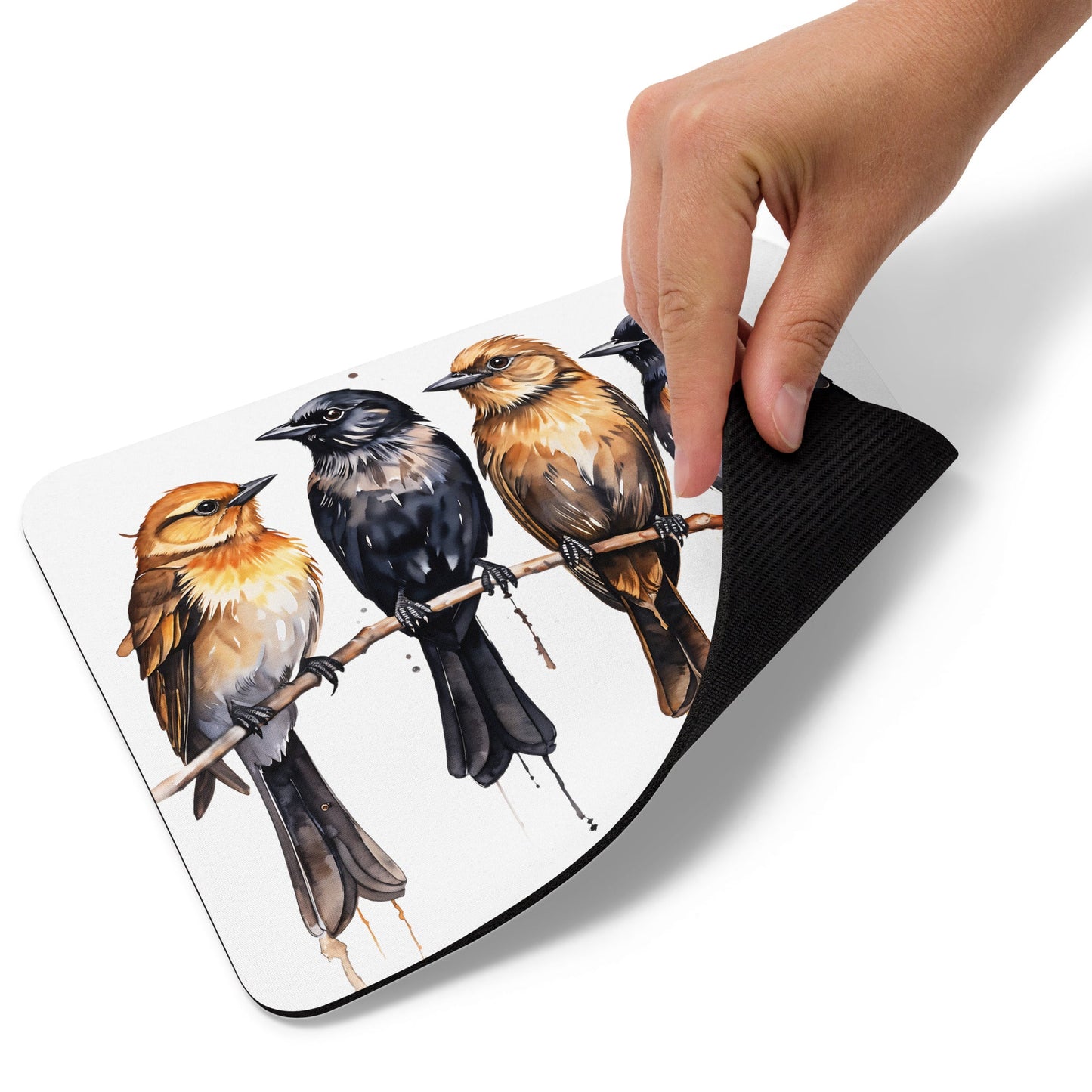 Birds Watercolor Art Mouse Pad - Discovery Co.