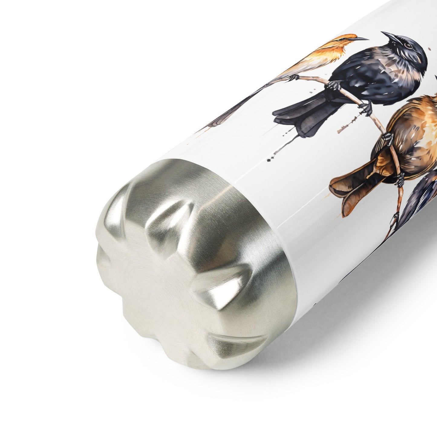Birds Watercolor Art Stainless Steel Water Bottle - Stainless Steel Water Bottle - Discovery Co.